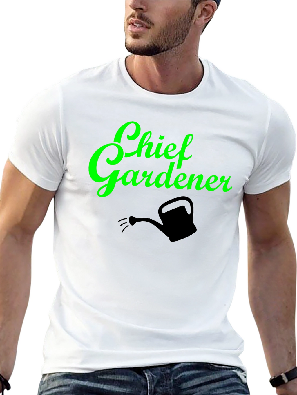 Chief Gardener T-Shirt - Funny Gardening Tee