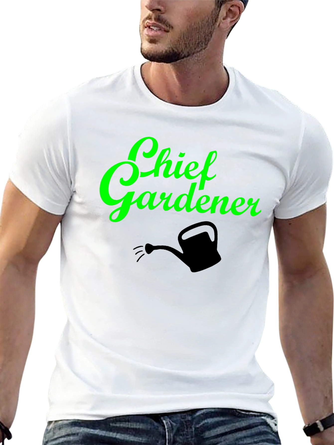 Chief Gardener T-Shirt - Funny Gardening Tee