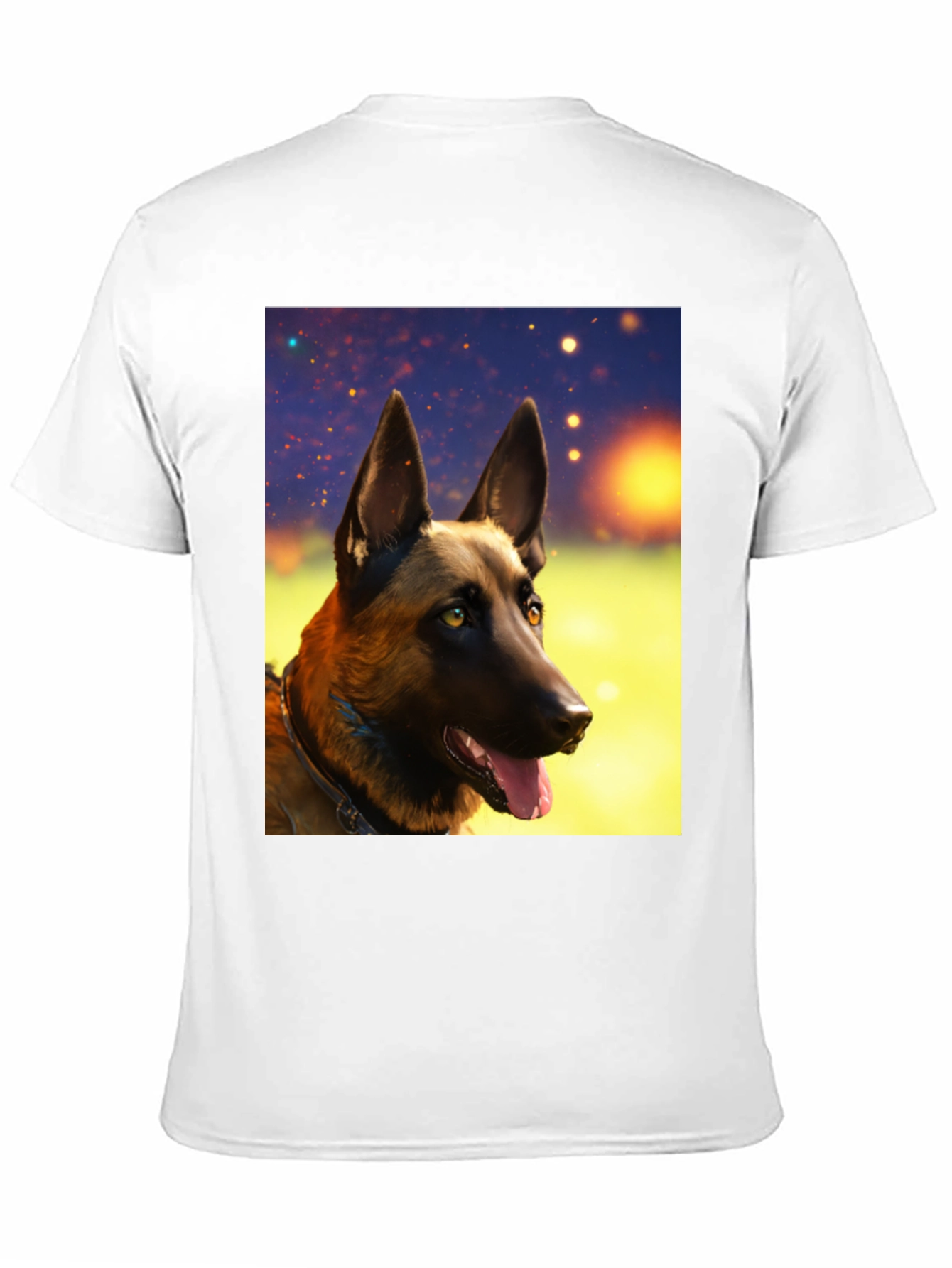 Belgian Malinois Dog Graphic Tee - Black Unisex T-Shirt