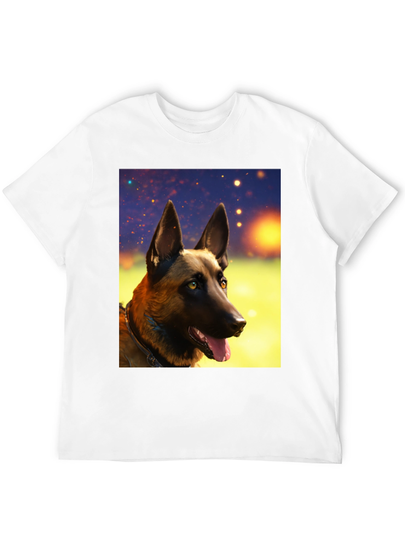 Belgian Malinois Dog Graphic Tee - Black Unisex T-Shirt