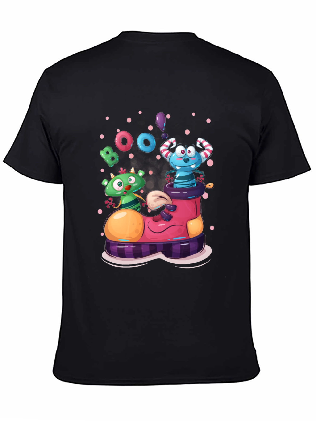 Boo Monsters in a Boot Halloween T-Shirt
