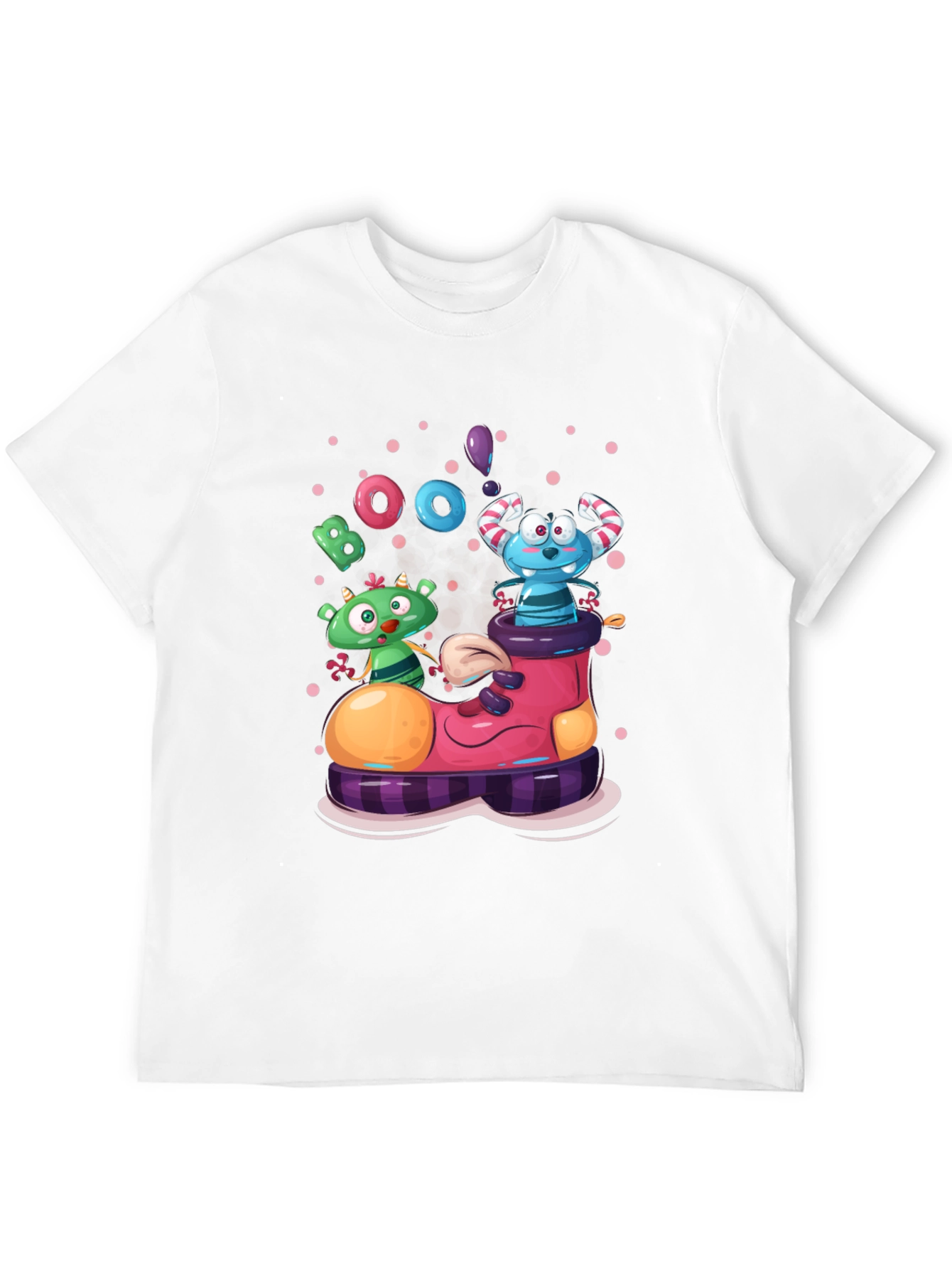 Boo Monsters in a Boot Halloween T-Shirt