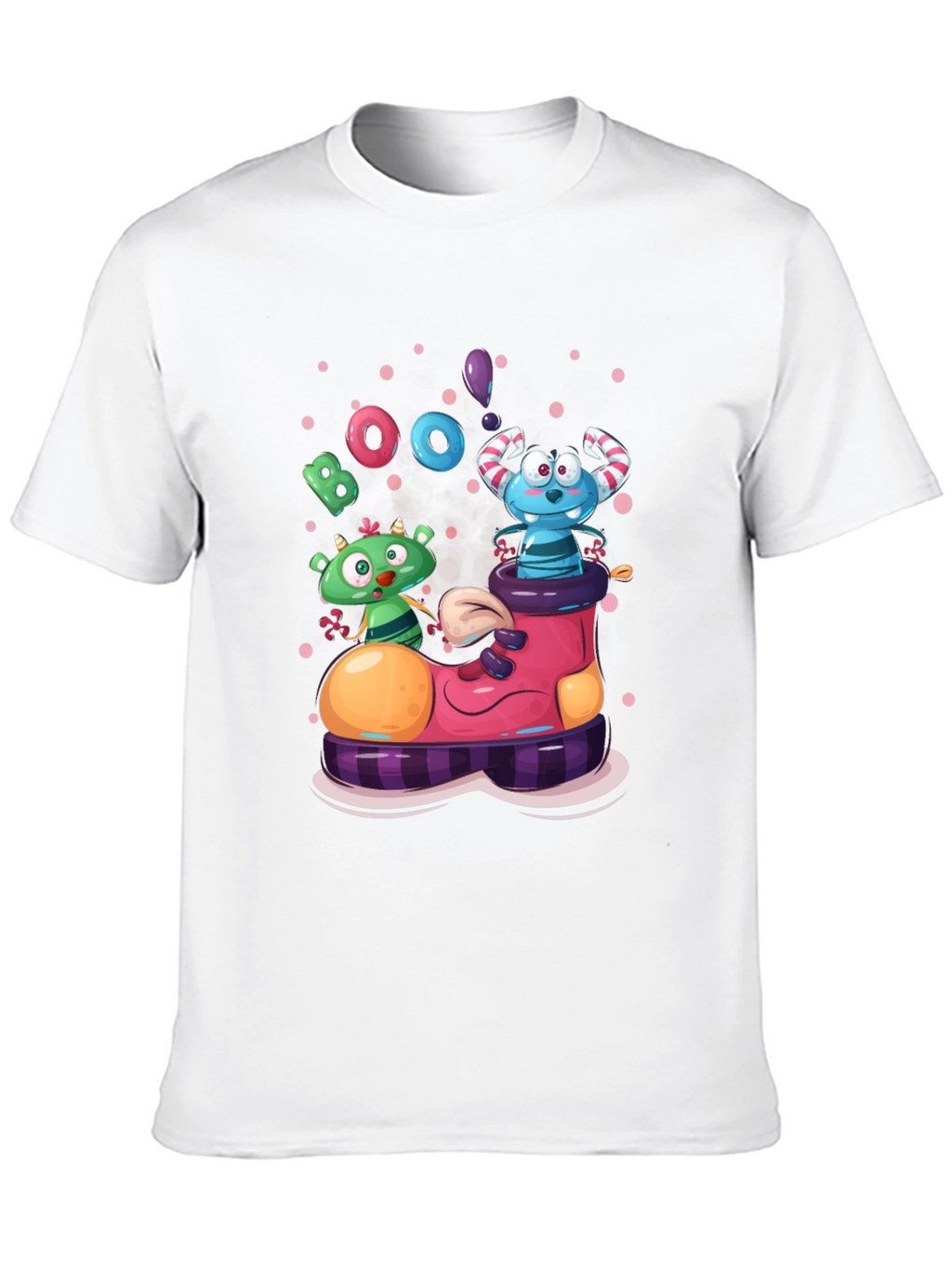Boo Monsters in a Boot Halloween T-Shirt