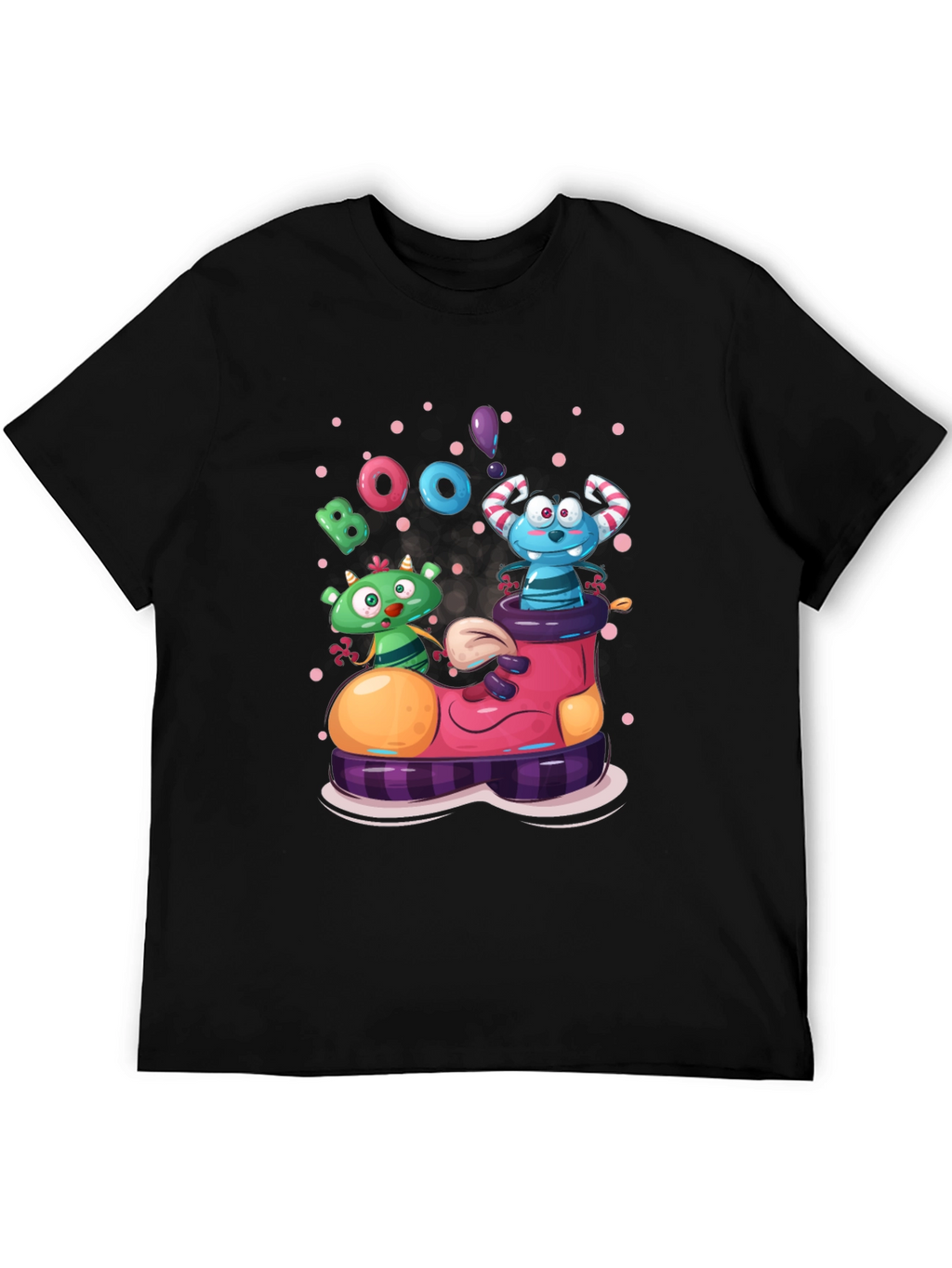 Boo Monsters in a Boot Halloween T-Shirt