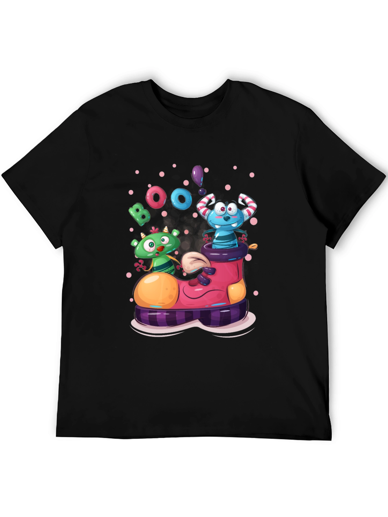 Boo Monsters in a Boot Halloween T-Shirt