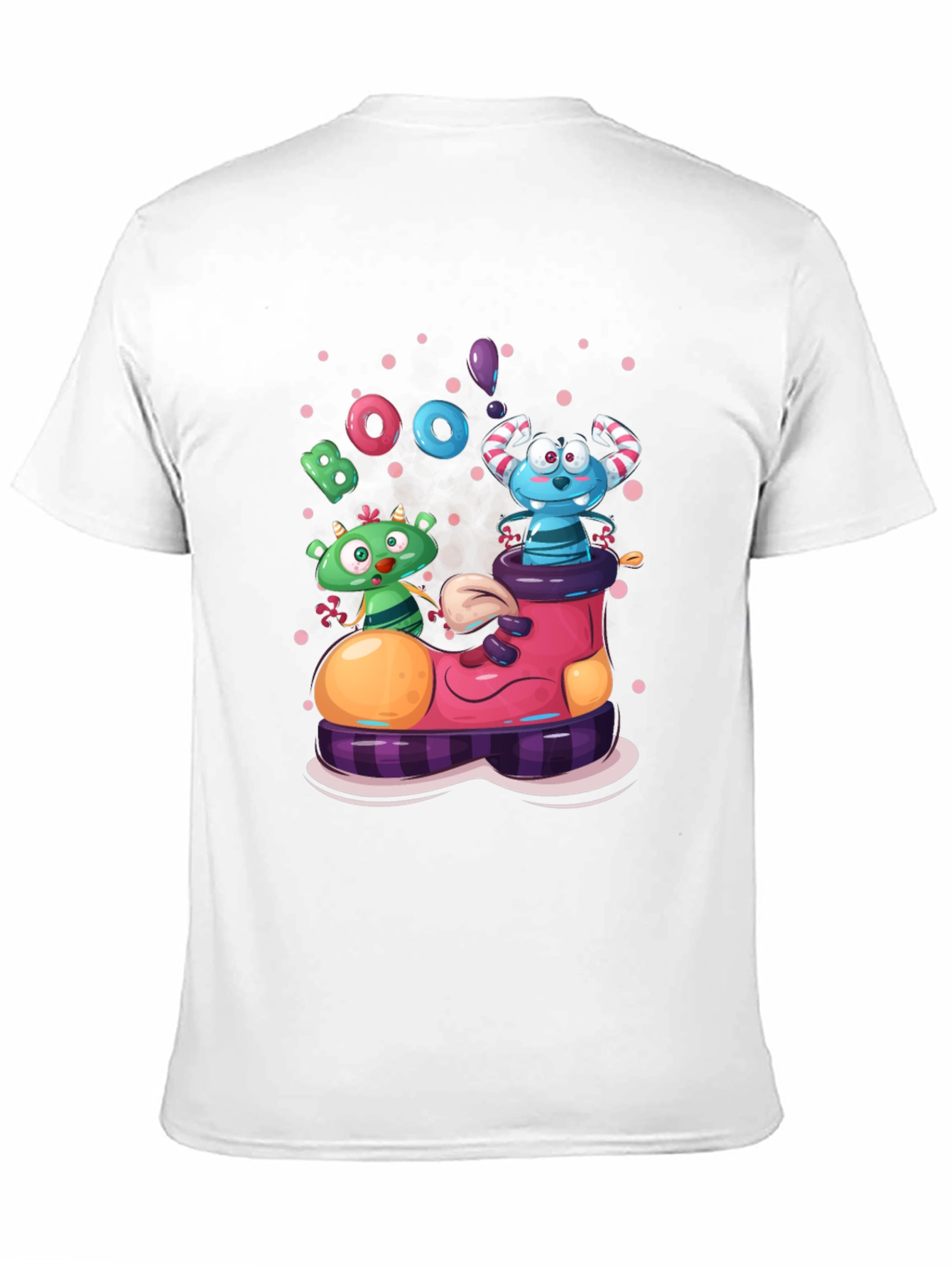 Boo Monsters in a Boot Halloween T-Shirt