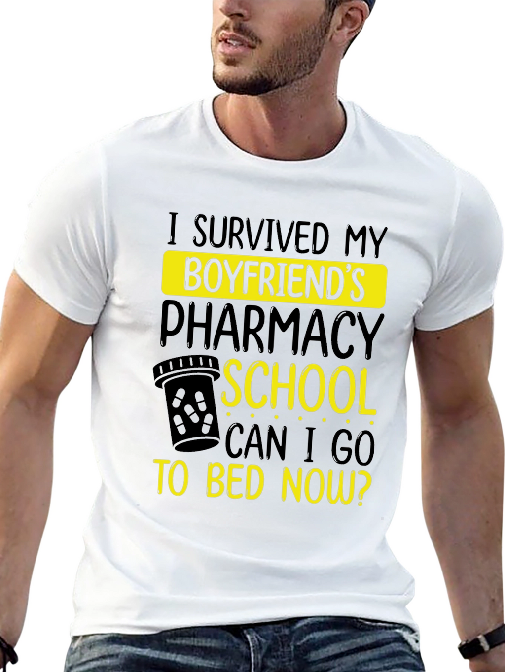 Boyfriends Pharmacy School Survivor T-Shirt