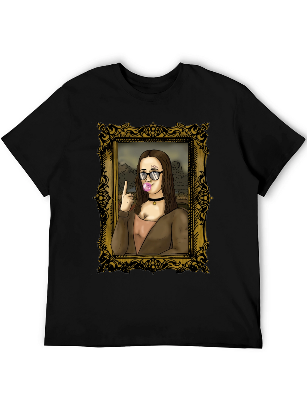 Mona Lisa Bubblegum Graphic Tee