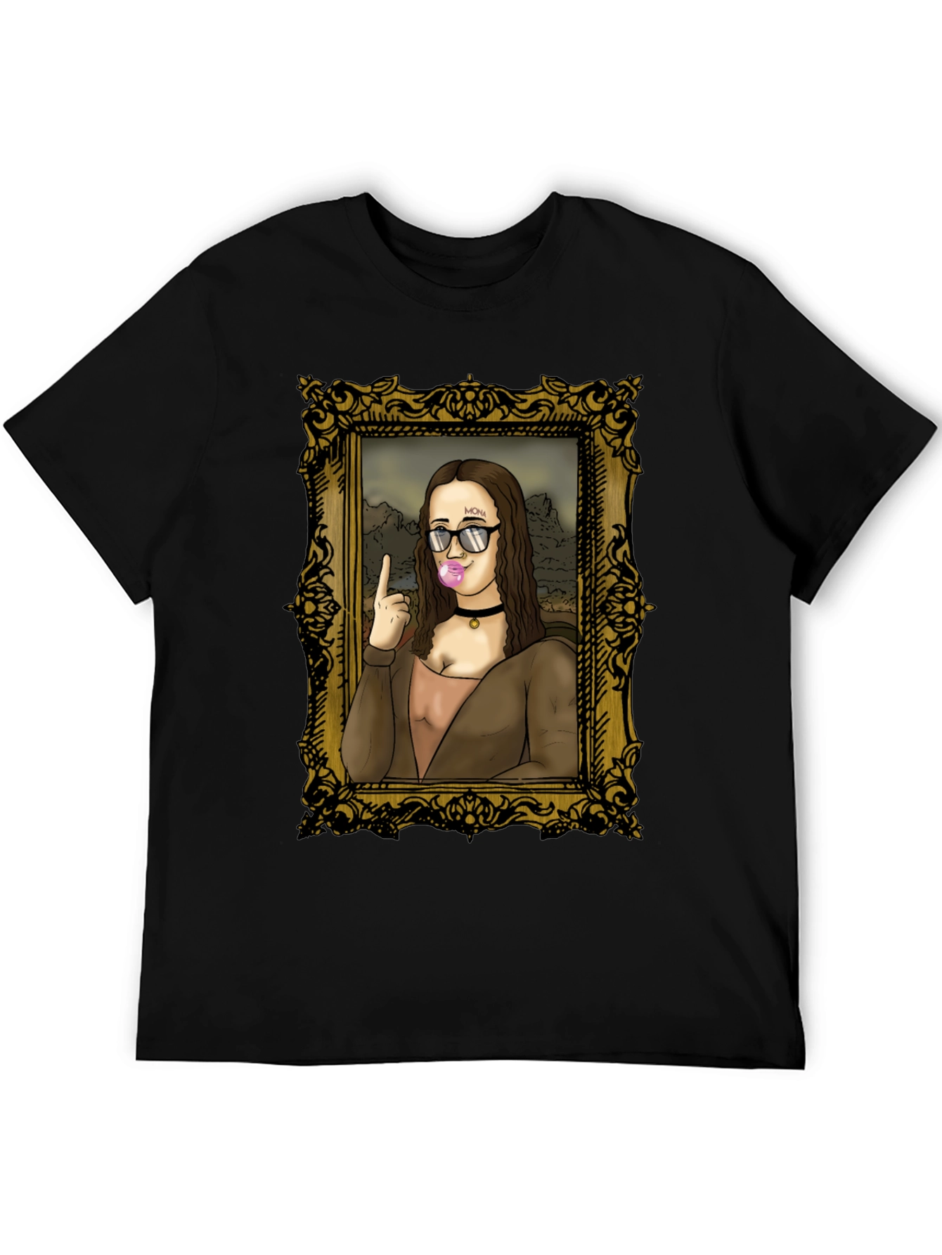 Mona Lisa Bubblegum Graphic Tee