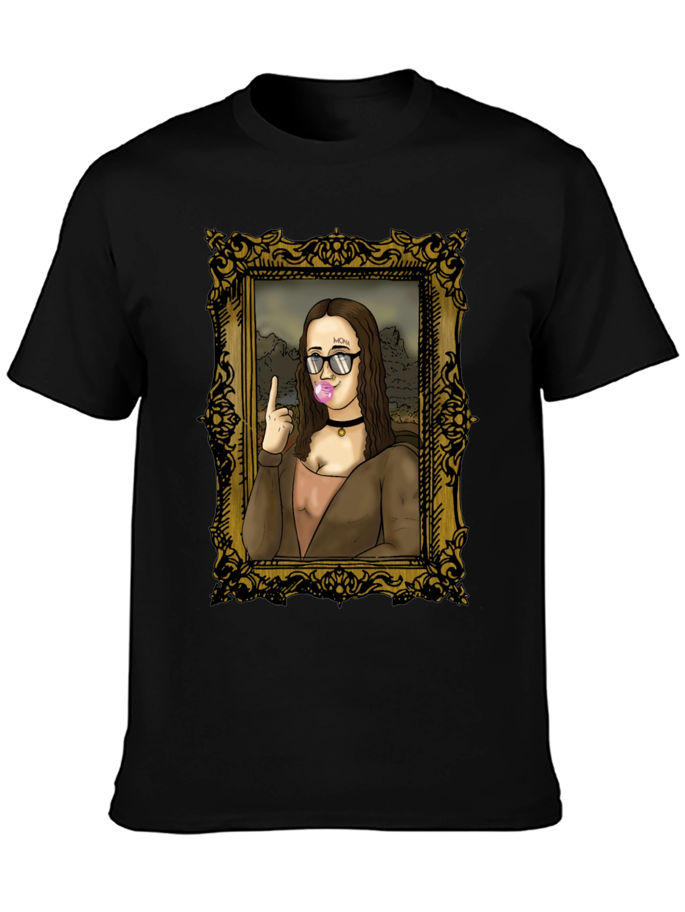 Mona Lisa Bubblegum Graphic Tee