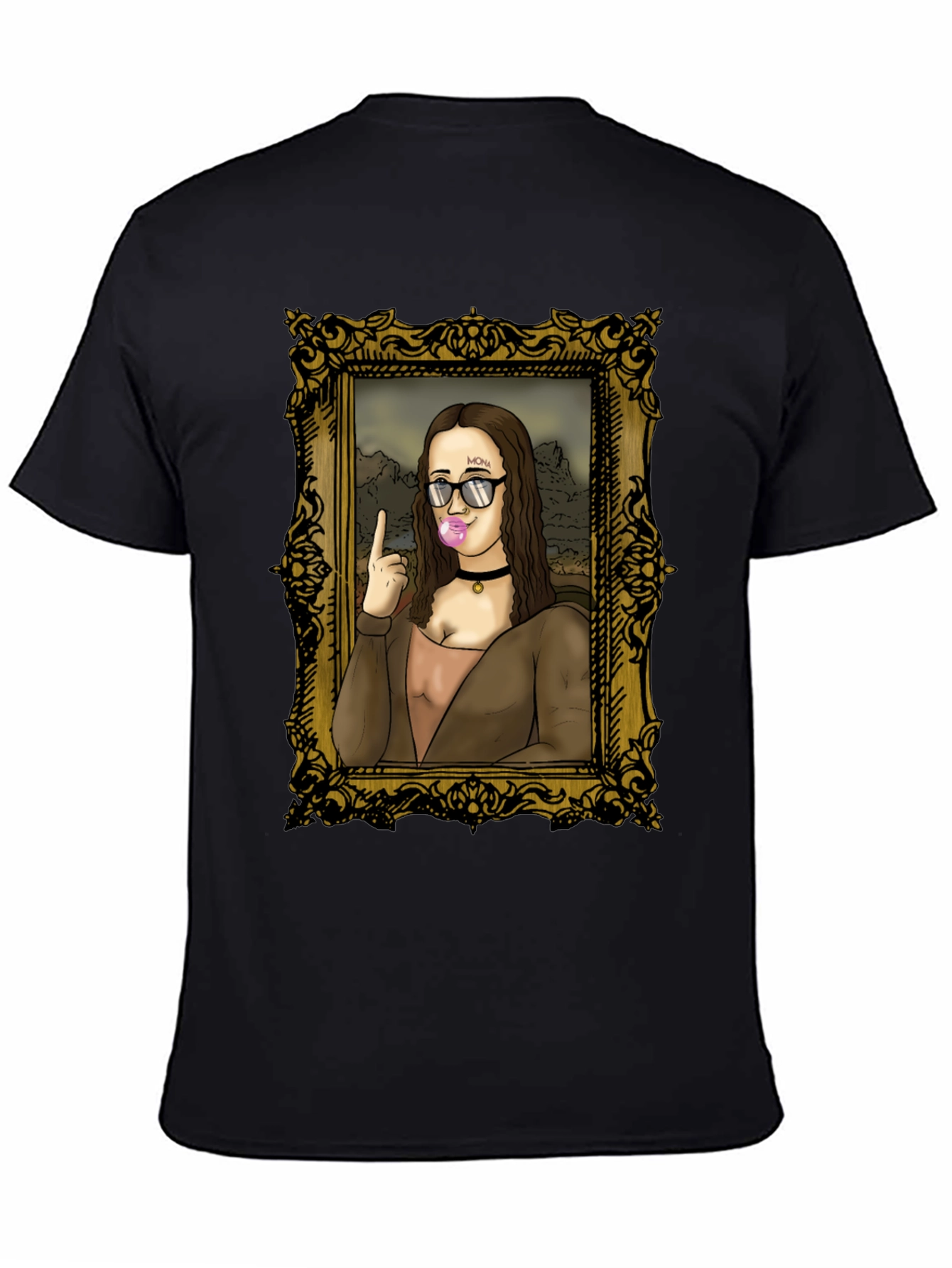 Mona Lisa Bubblegum Graphic Tee