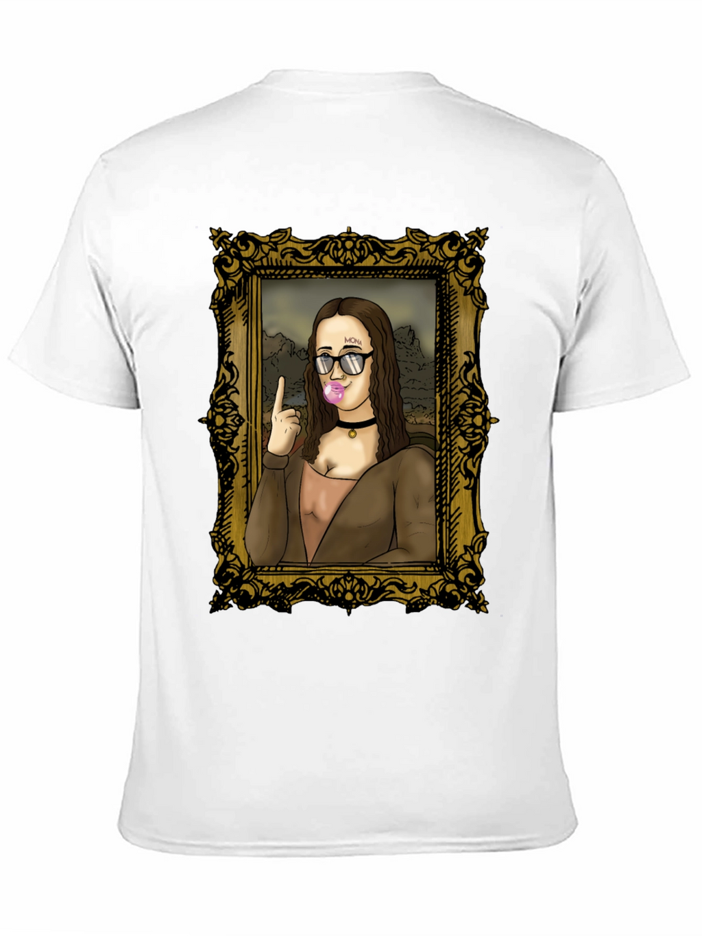 Mona Lisa Bubblegum Graphic Tee