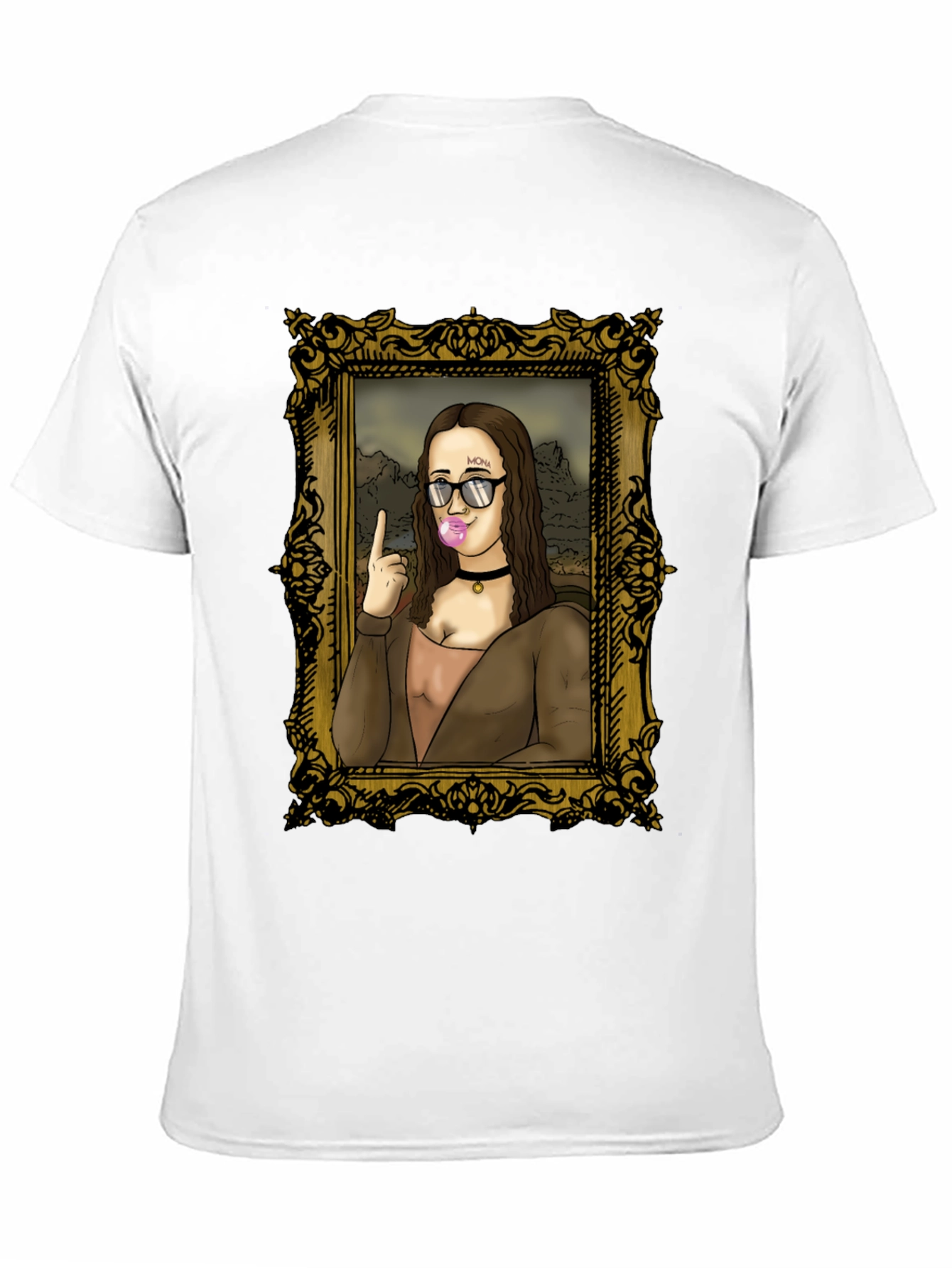Mona Lisa Bubblegum Graphic Tee