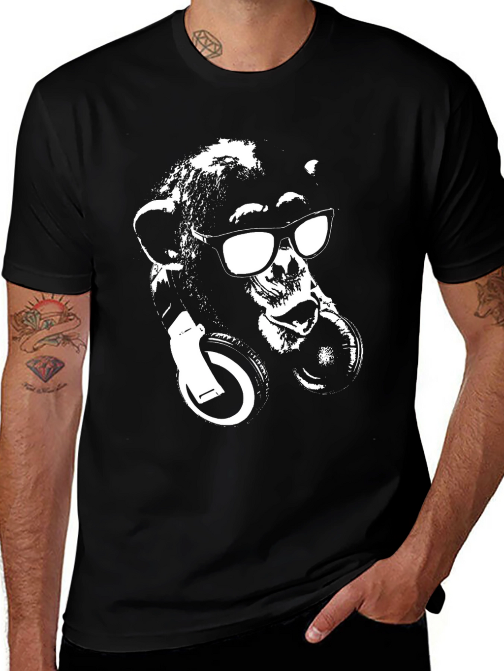 DJ Monkey Graphic Tee