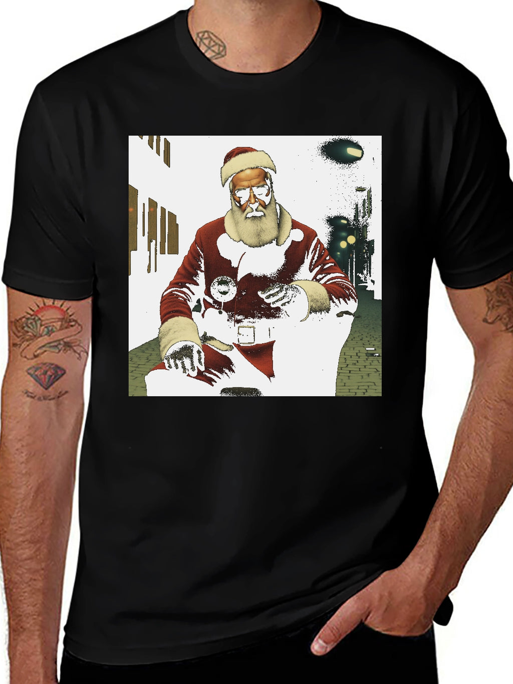 Cool Santa T-Shirt - Holiday Style