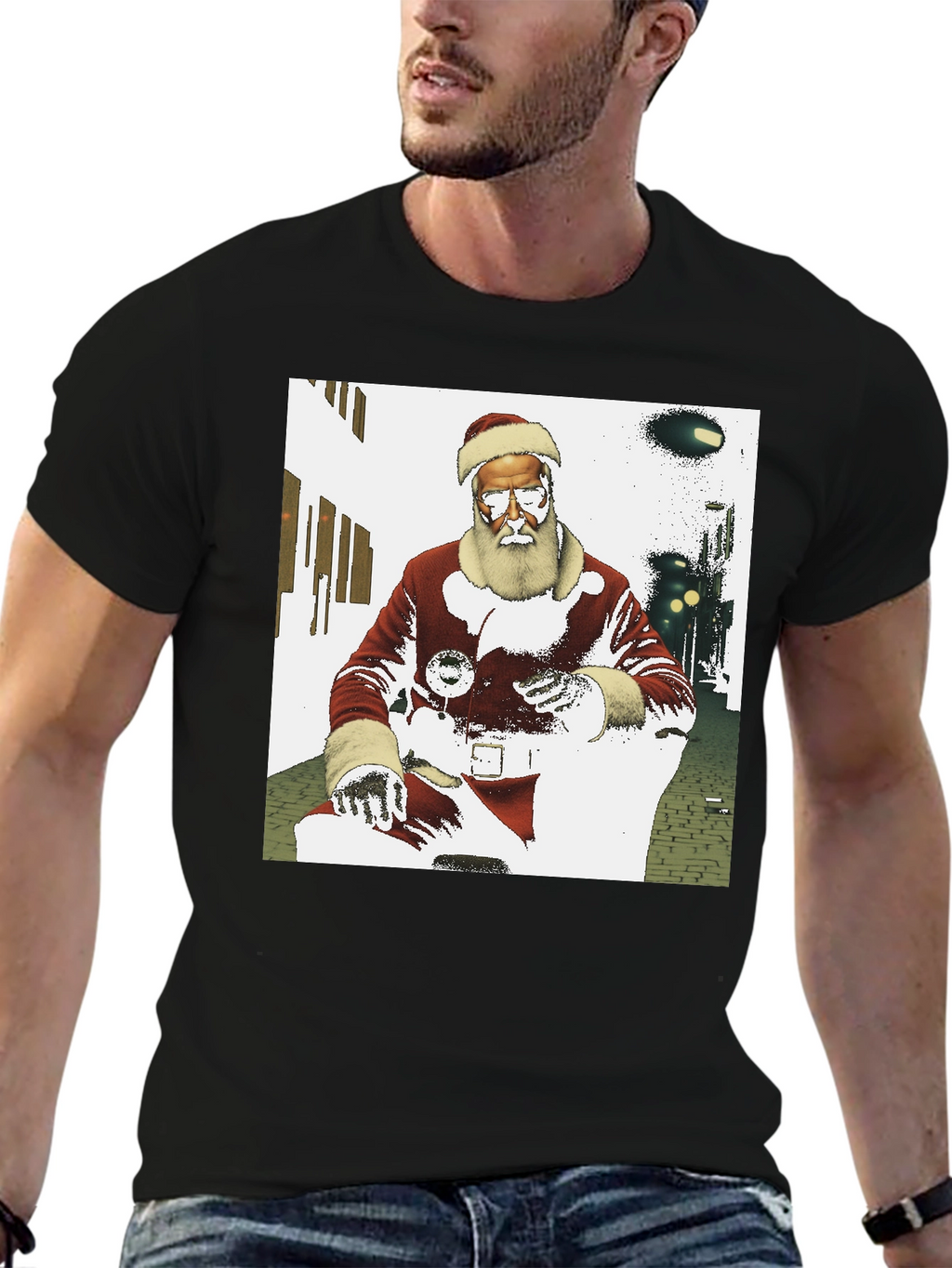 Cool Santa T-Shirt - Holiday Style