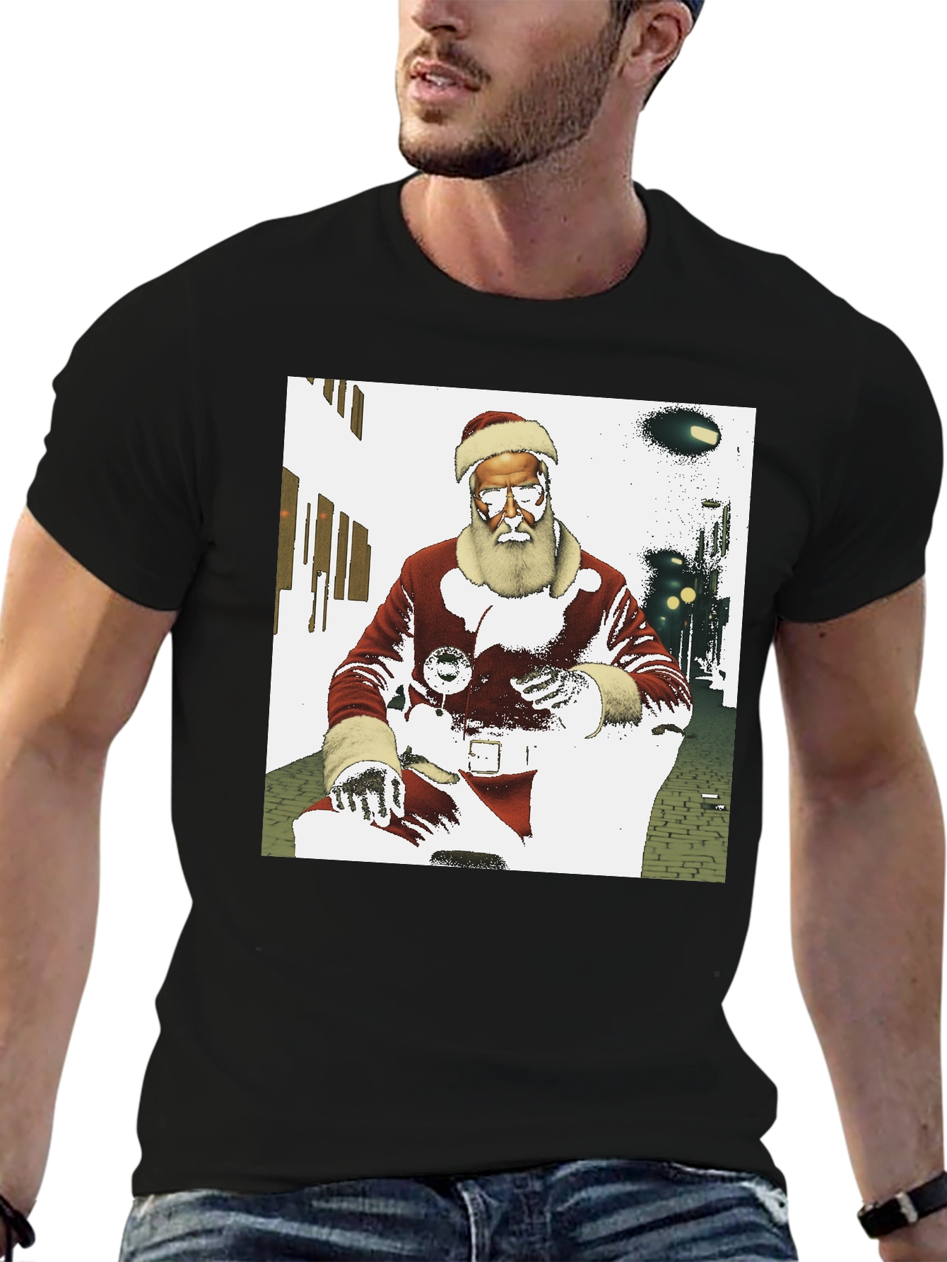 Cool Santa T-Shirt - Holiday Style
