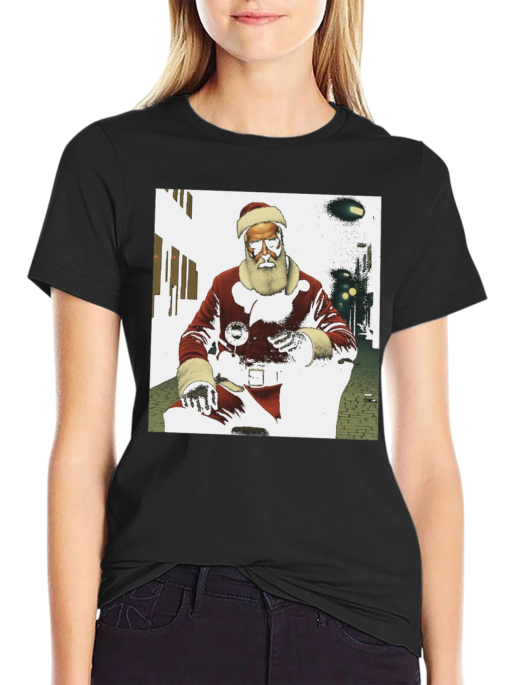 Cool Santa T-Shirt - Holiday Style