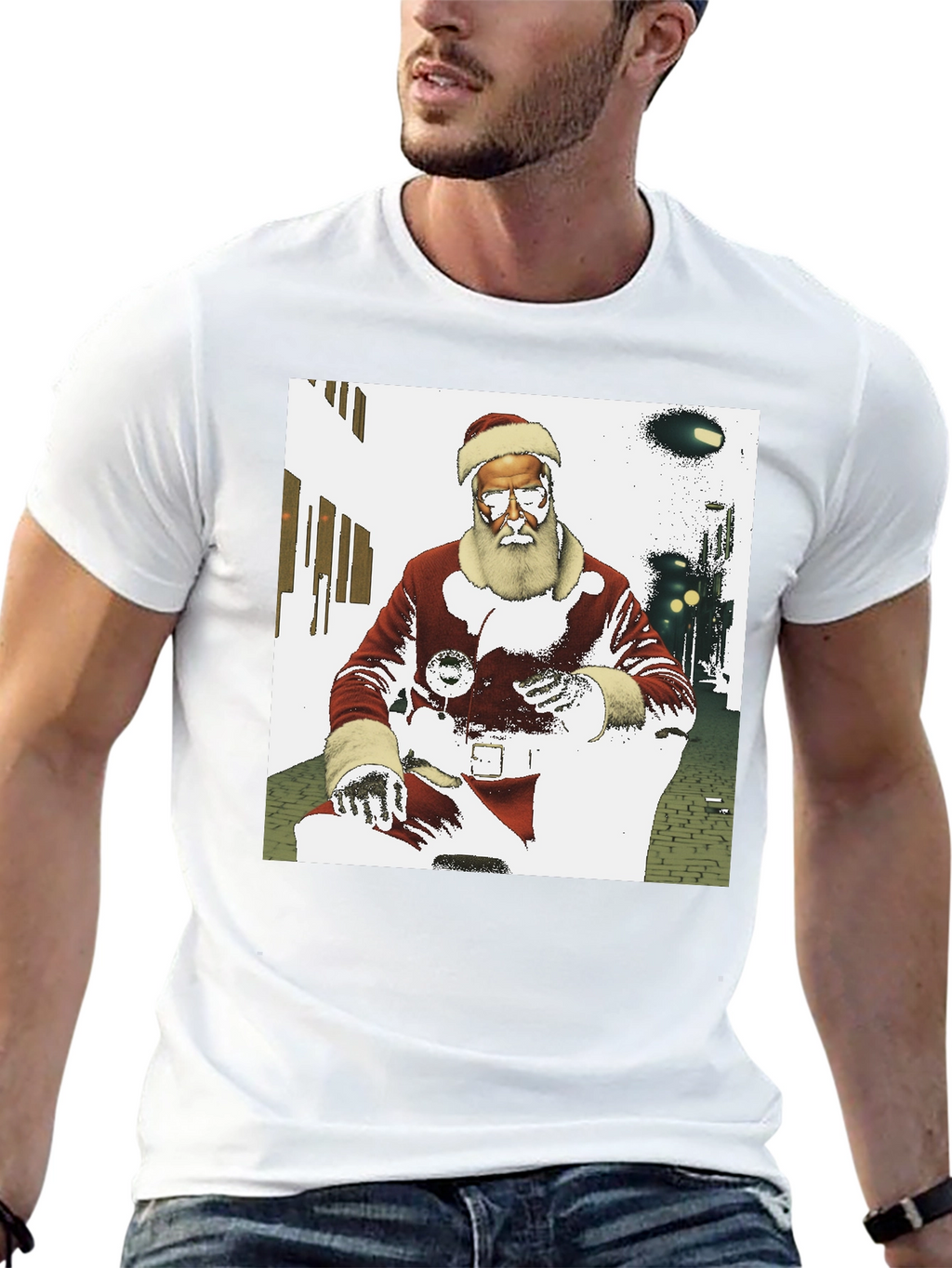Cool Santa T-Shirt - Holiday Style