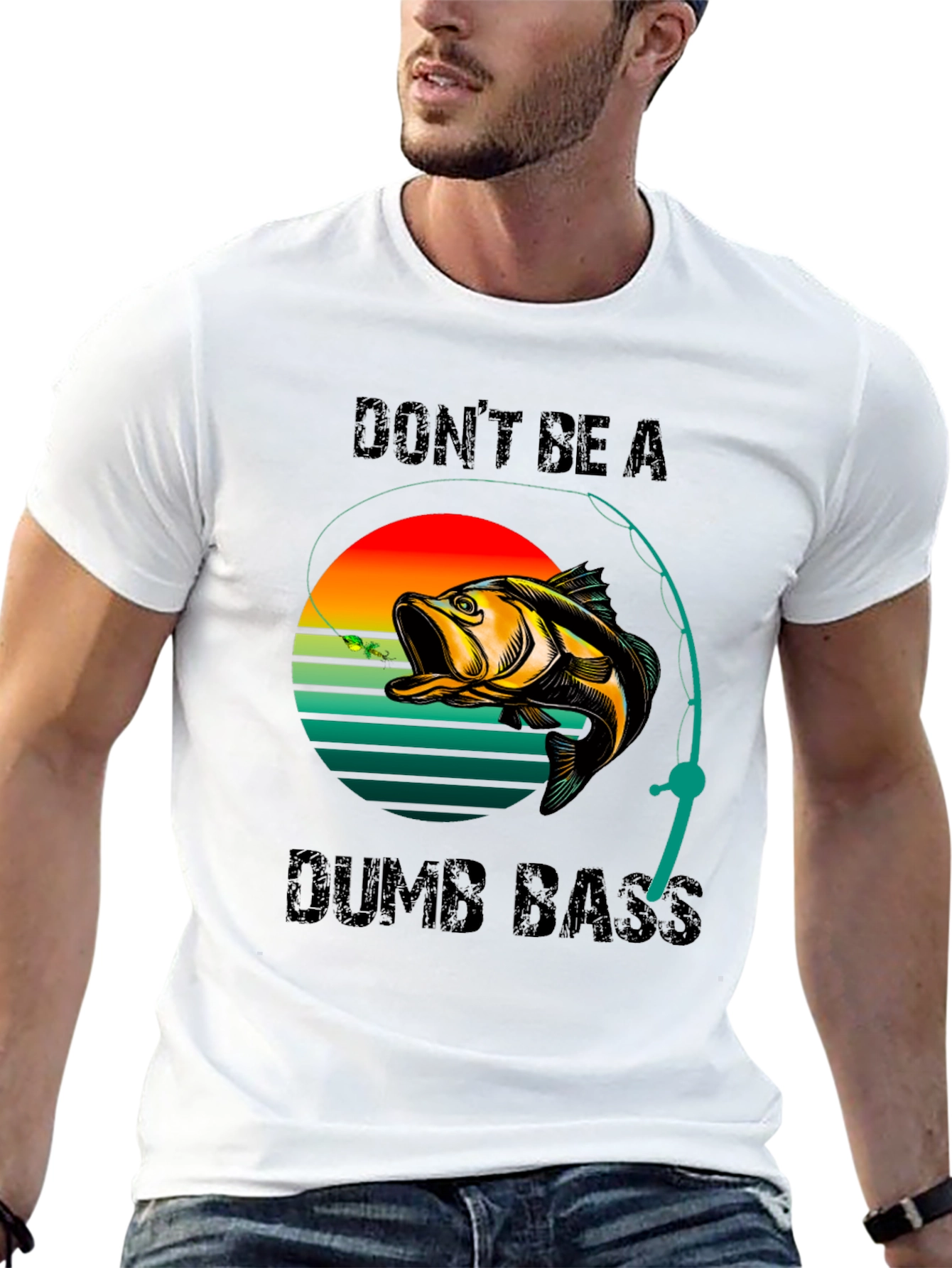 Dont Be A Dumb Bass T-Shirt Fishing Graphic Tee
