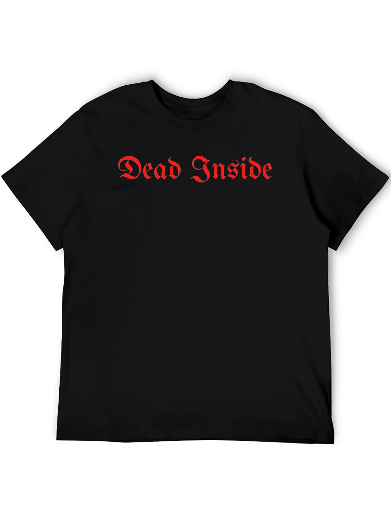 Dead Inside Gothic Tee - Black Humor T-Shirt