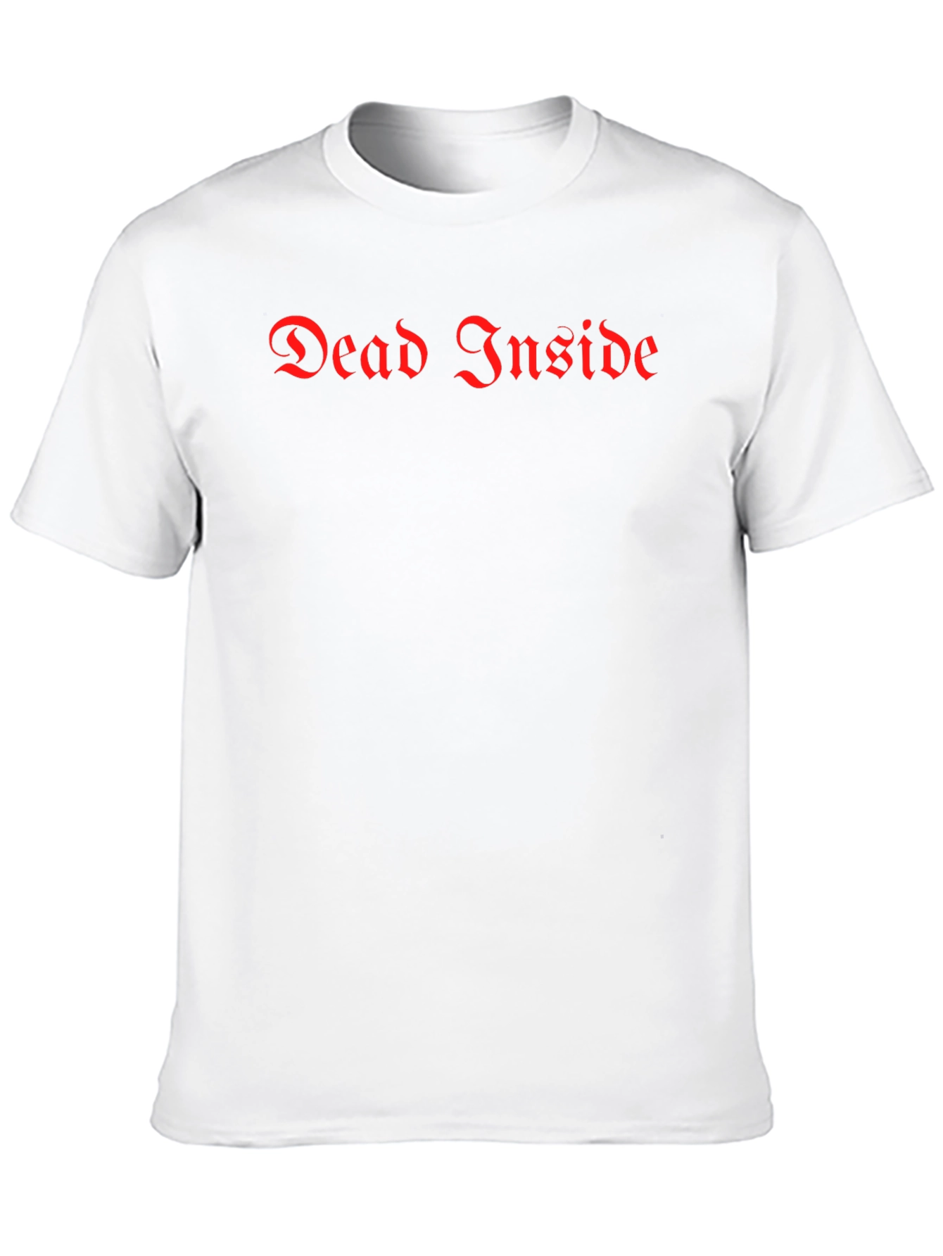 Dead Inside Gothic Tee - Black Humor T-Shirt