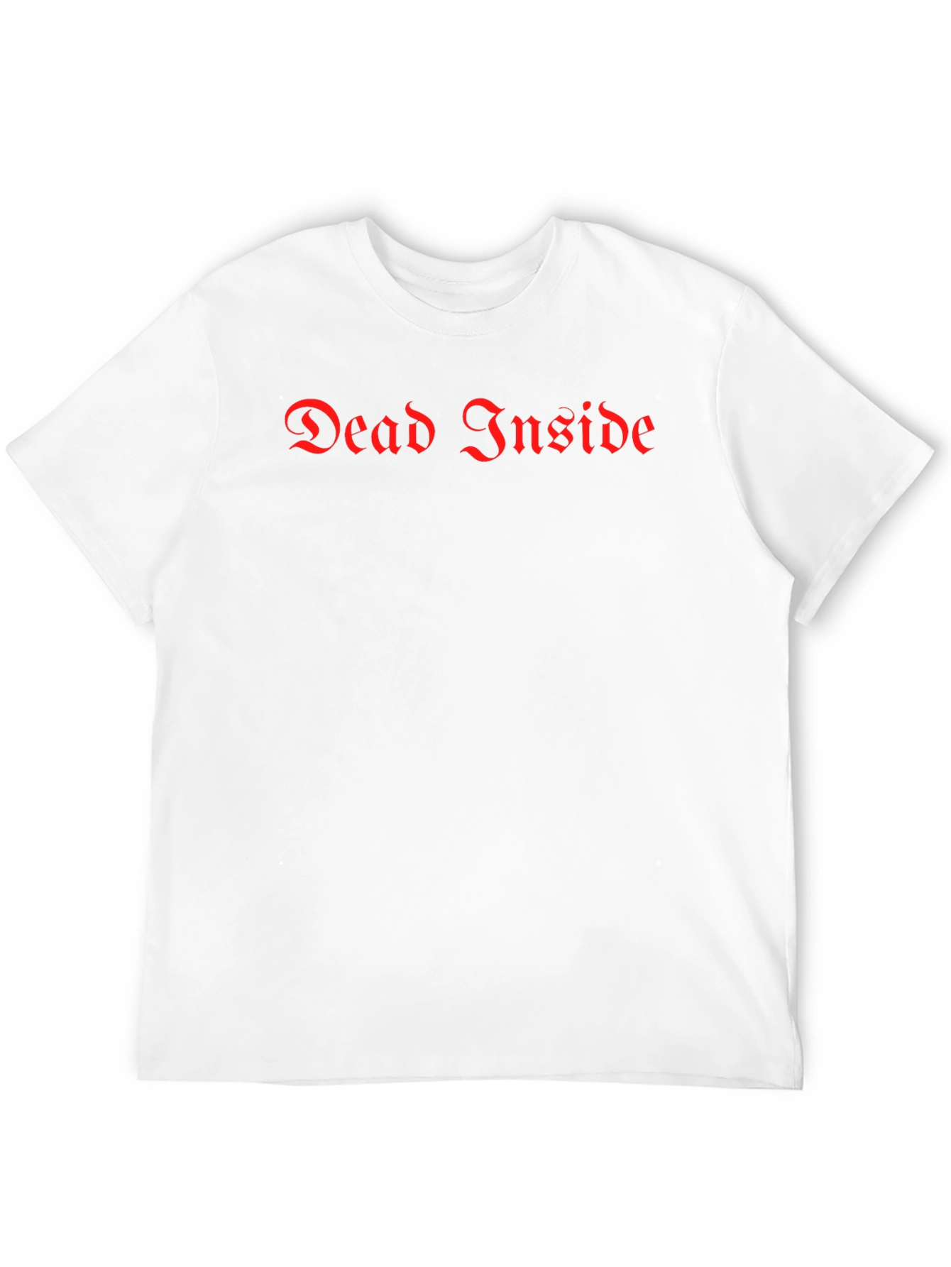Dead Inside Gothic Tee - Black Humor T-Shirt