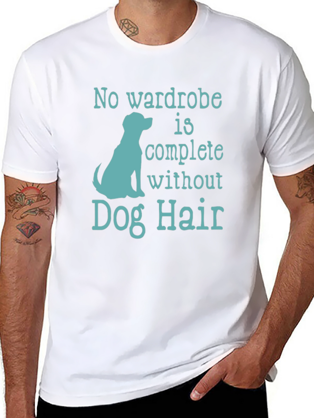 Dog Hair T-Shirt - Pet Lover Tee