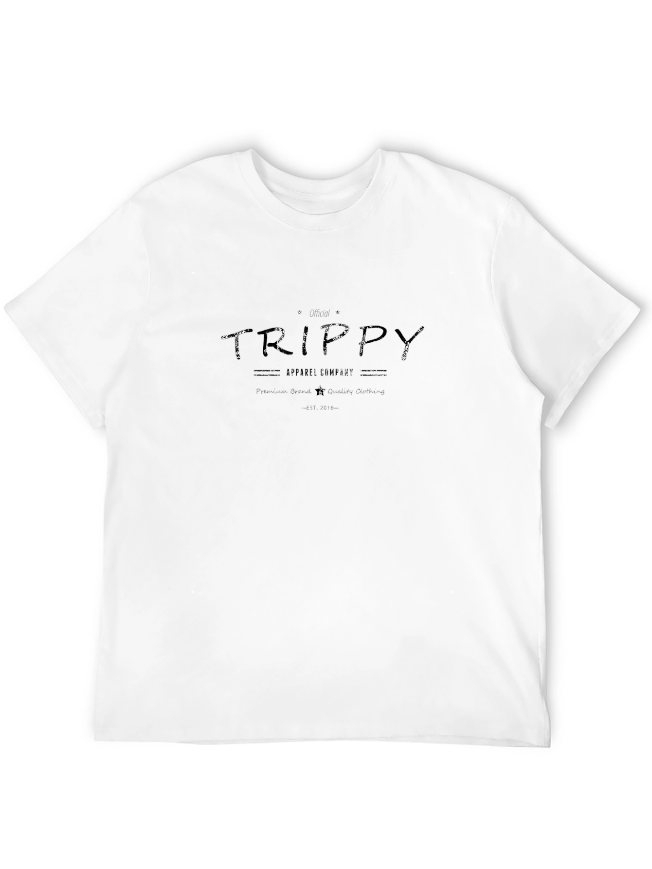 Trippy Black Graphic T-Shirt - Premium Brand