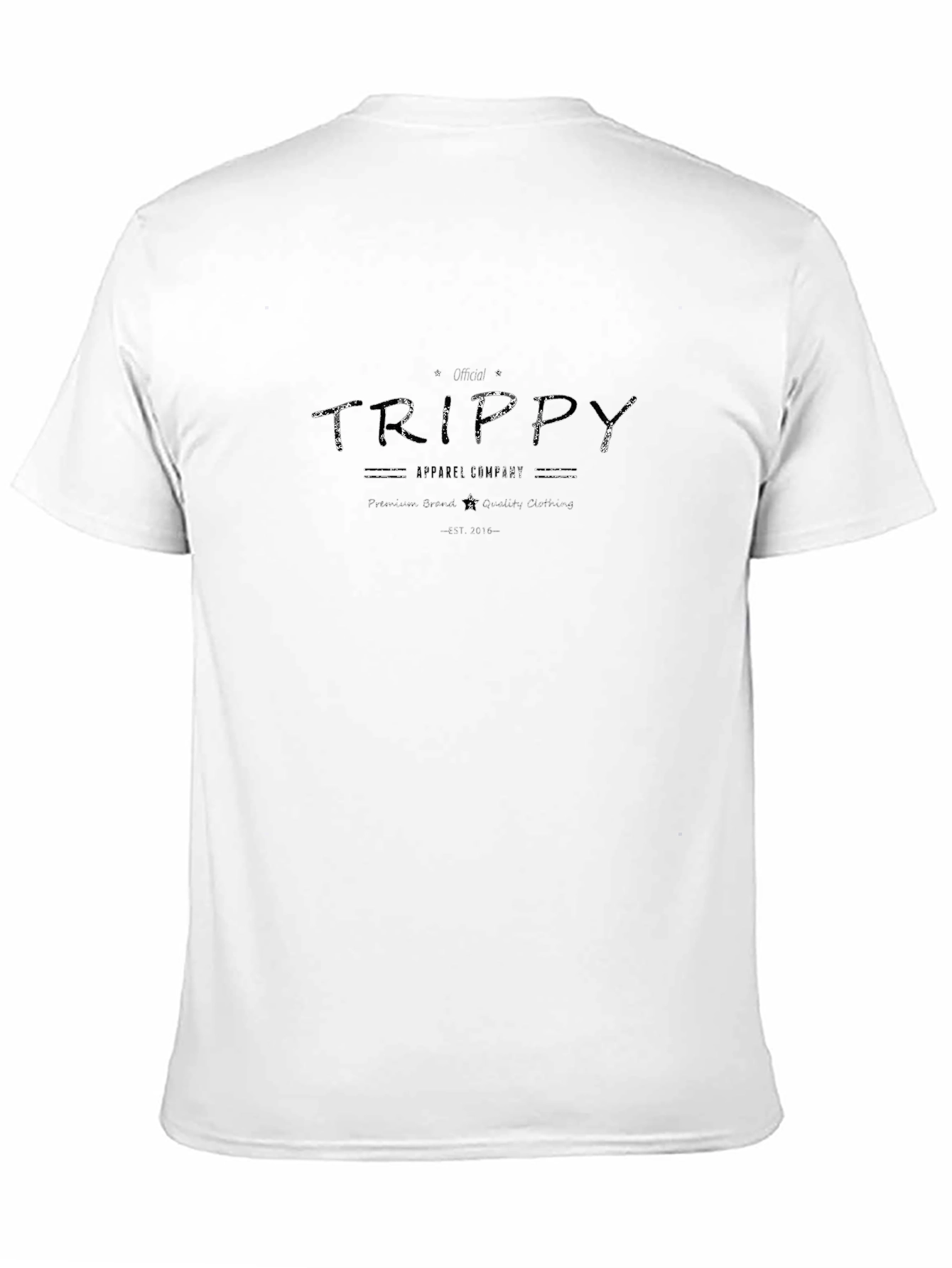 Trippy Black Graphic T-Shirt - Premium Brand