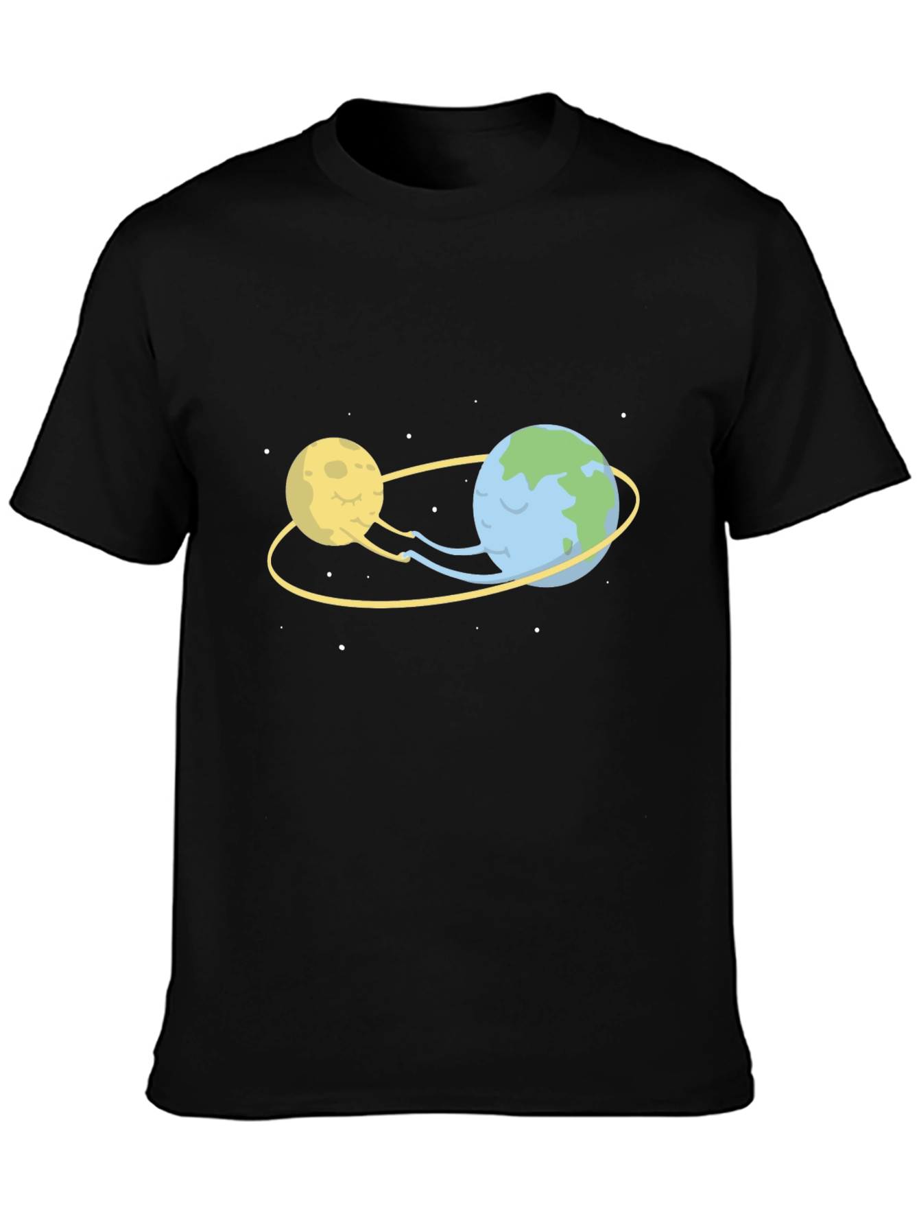 Earth & Moon Orbit T-Shirt - Graphic Tee