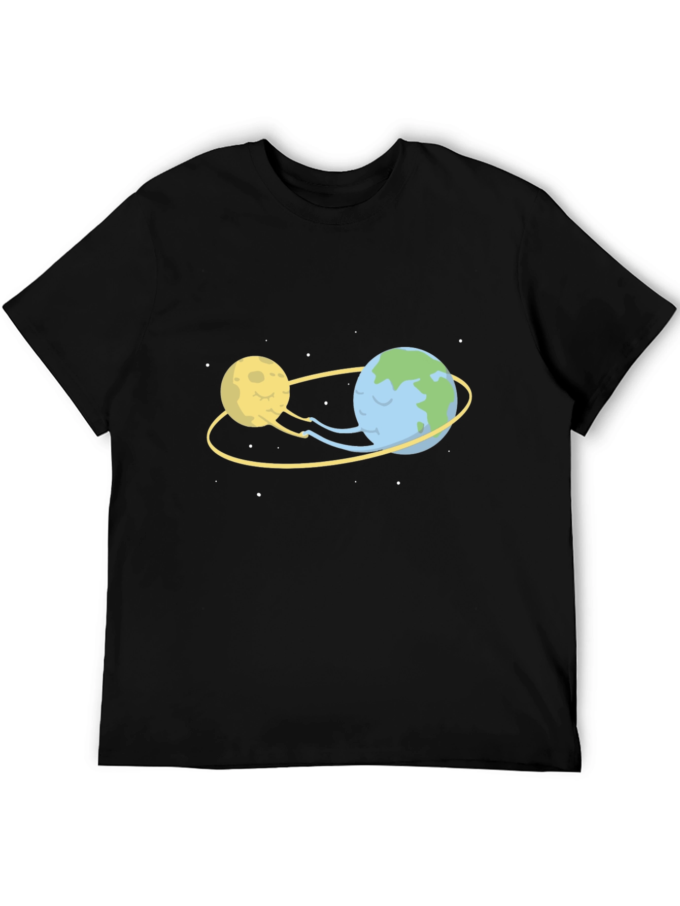 Earth & Moon Orbit T-Shirt - Graphic Tee