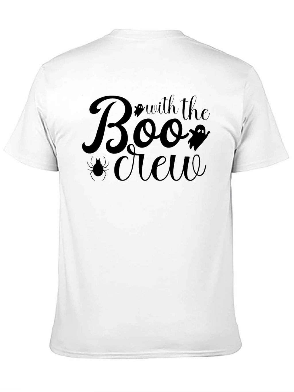 Boo Crew Halloween T-Shirt Black Tee