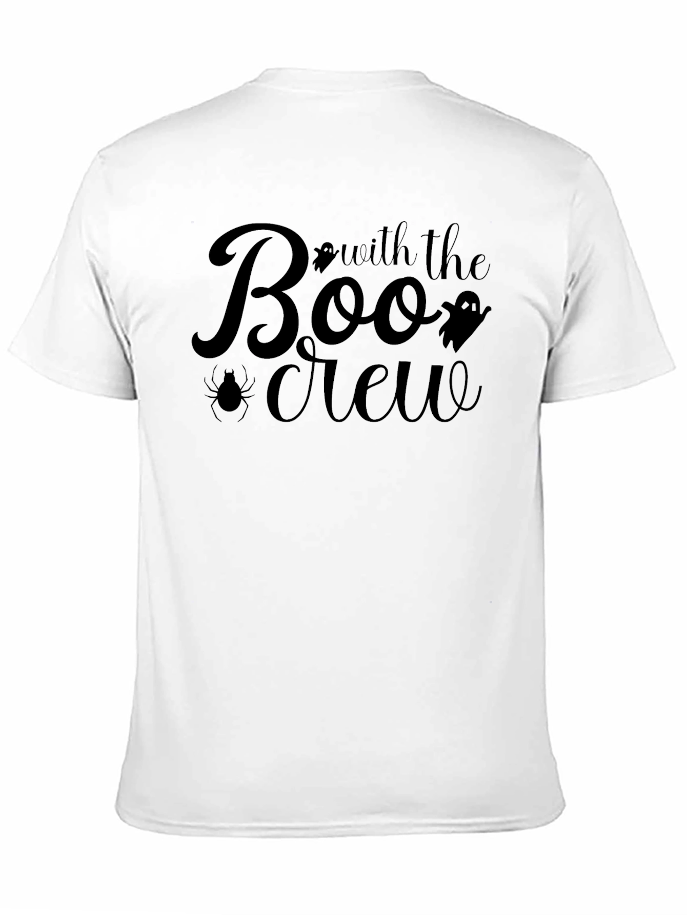 Boo Crew Halloween T-Shirt Black Tee