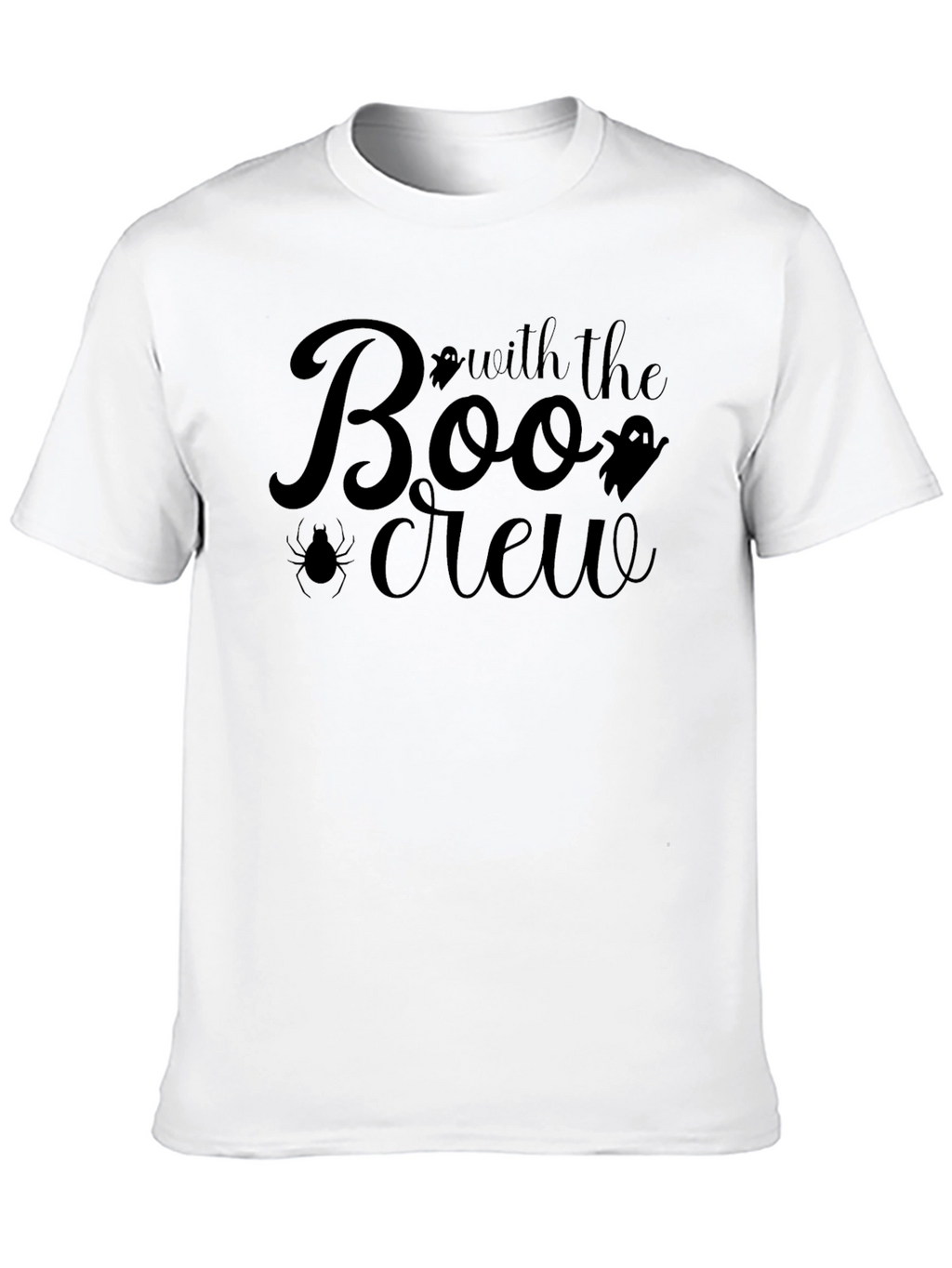 Boo Crew Halloween T-Shirt Black Tee