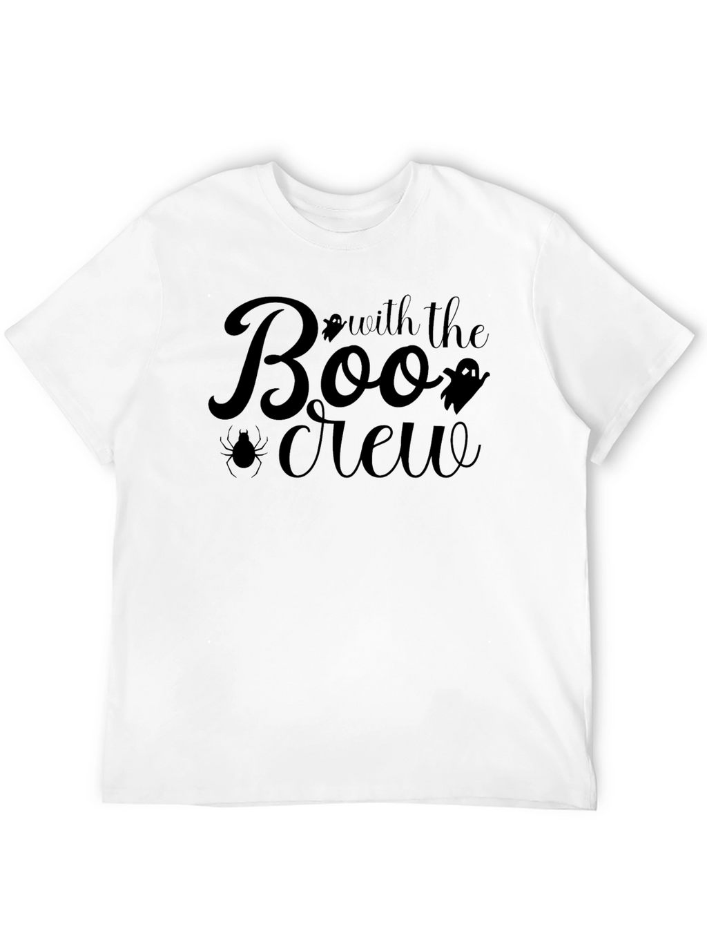 Boo Crew Halloween T-Shirt Black Tee