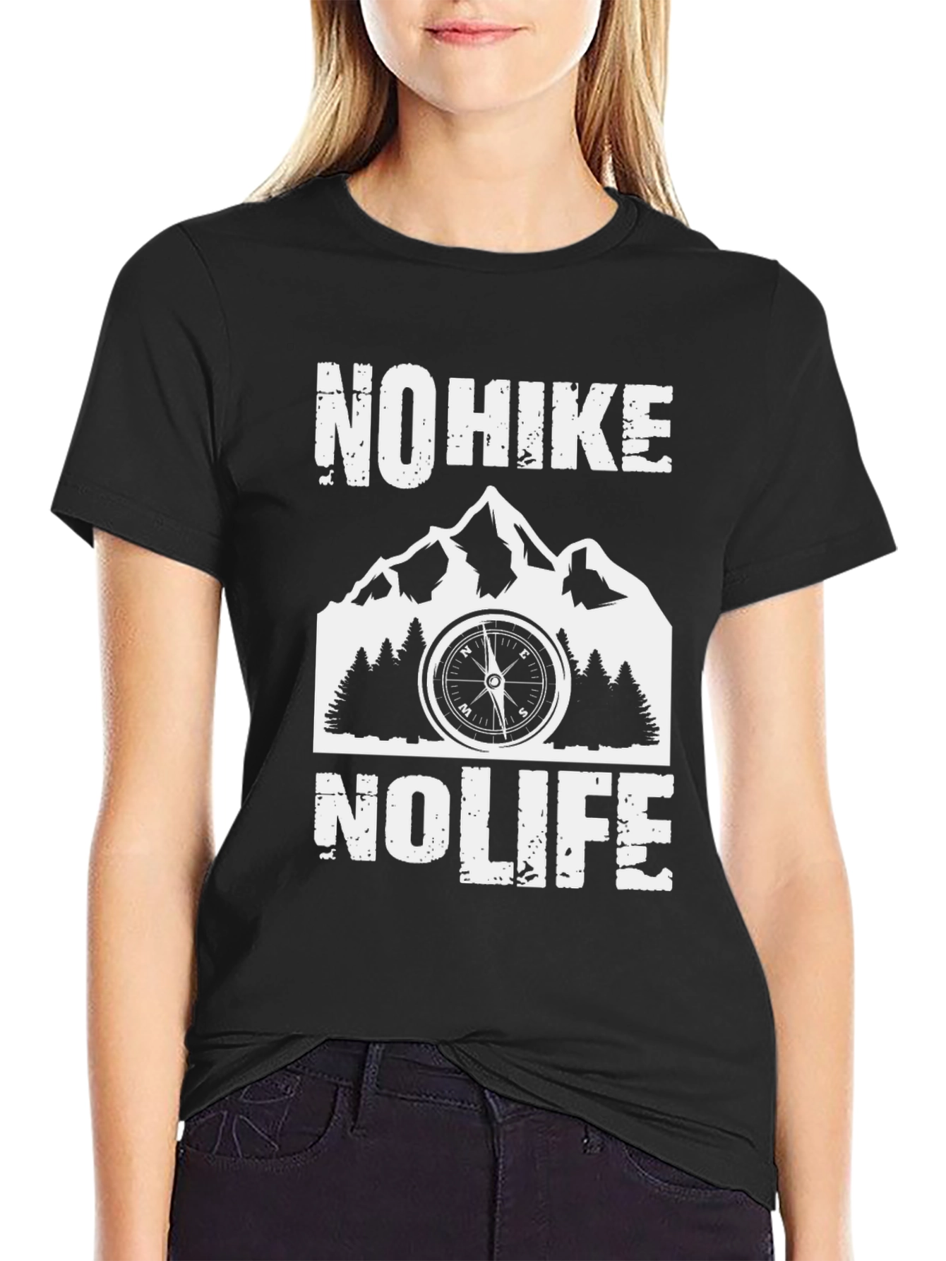 No Hike No Life Graphic Tee - Adventure Ready!