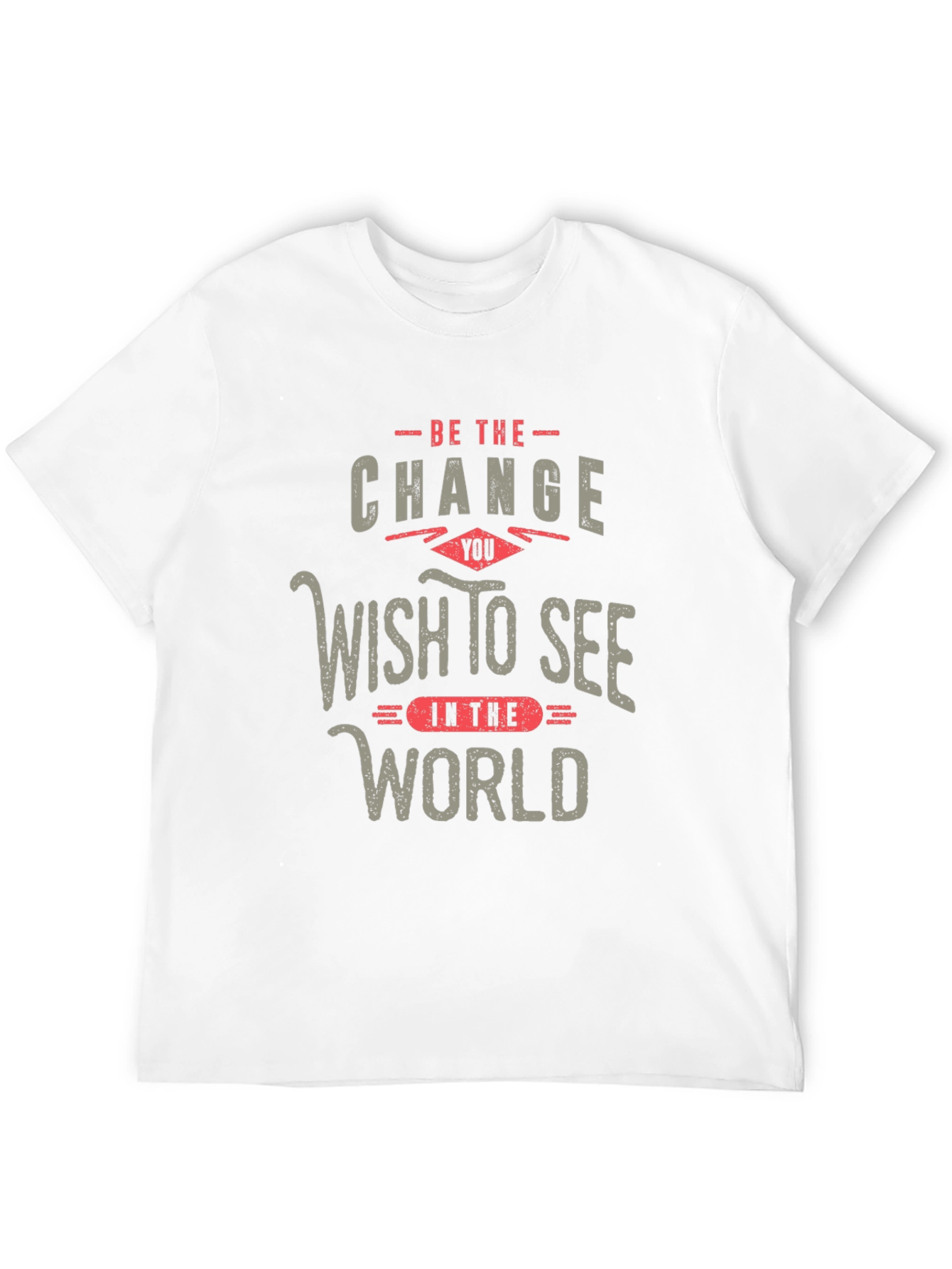 Be The Change T-Shirt Inspirational Design