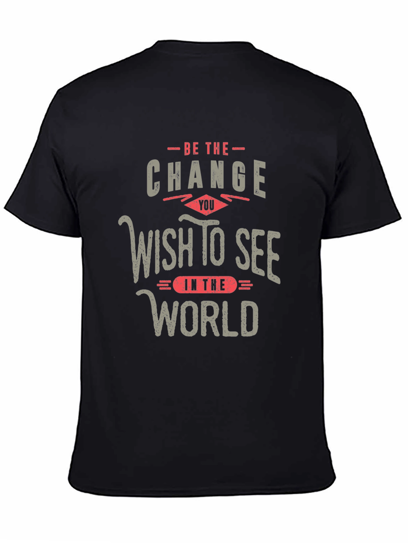 Be The Change T-Shirt Inspirational Design