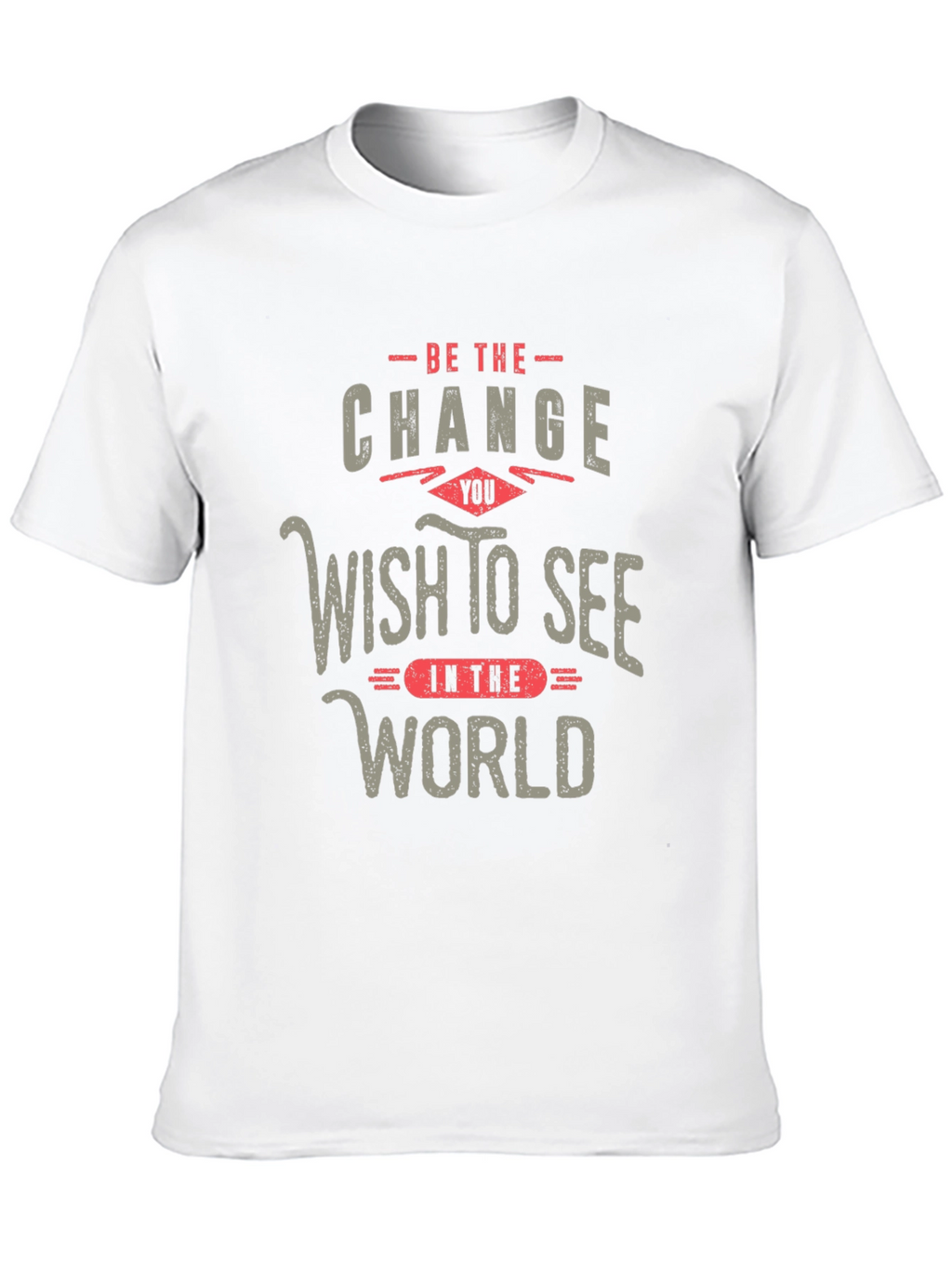 Be The Change T-Shirt Inspirational Design