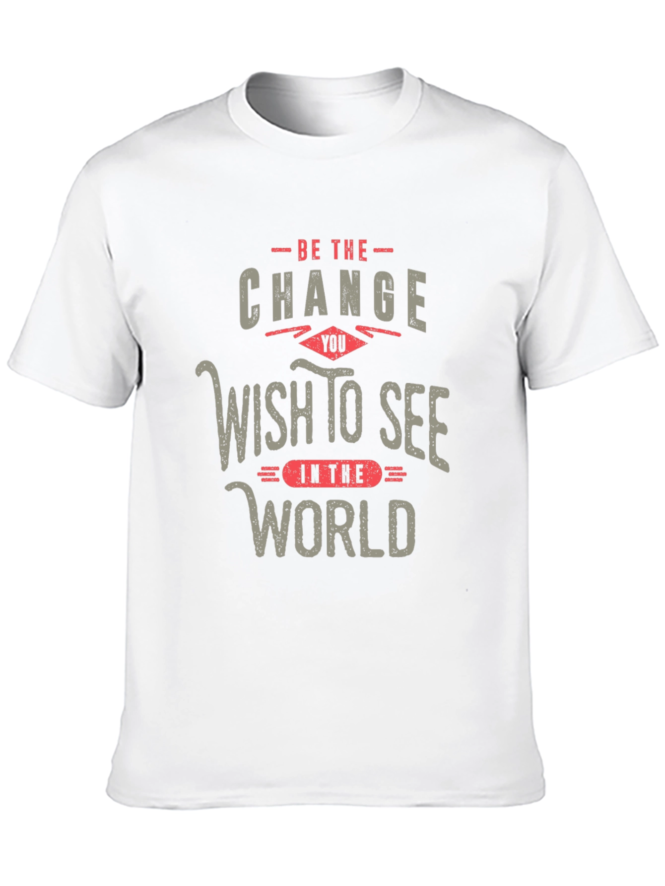 Be The Change T-Shirt Inspirational Design