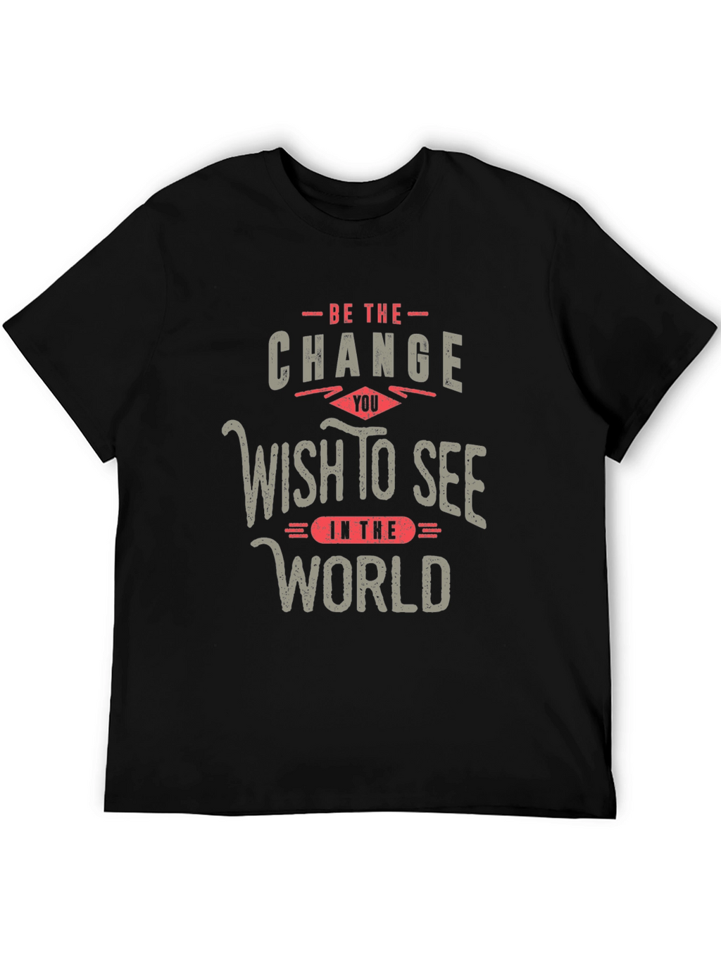 Be The Change T-Shirt Inspirational Design