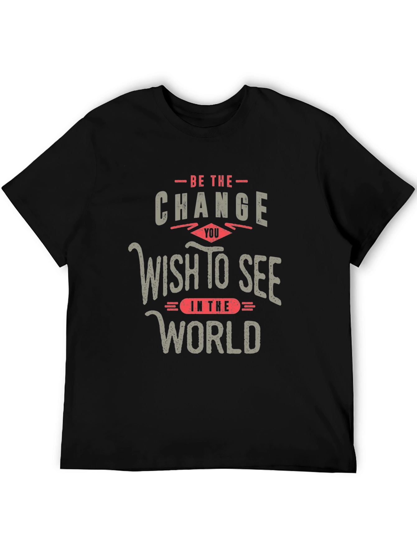 Be The Change T-Shirt Inspirational Design