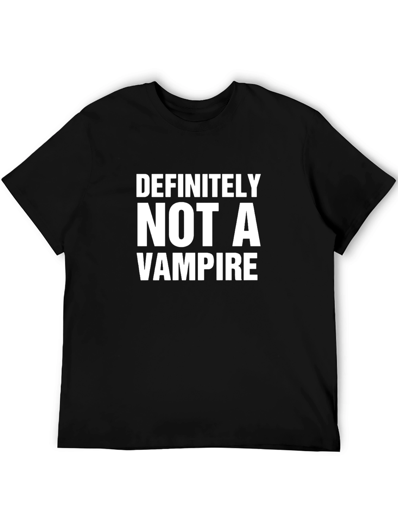 Definitely Not A Vampire Graphic T-Shirt
