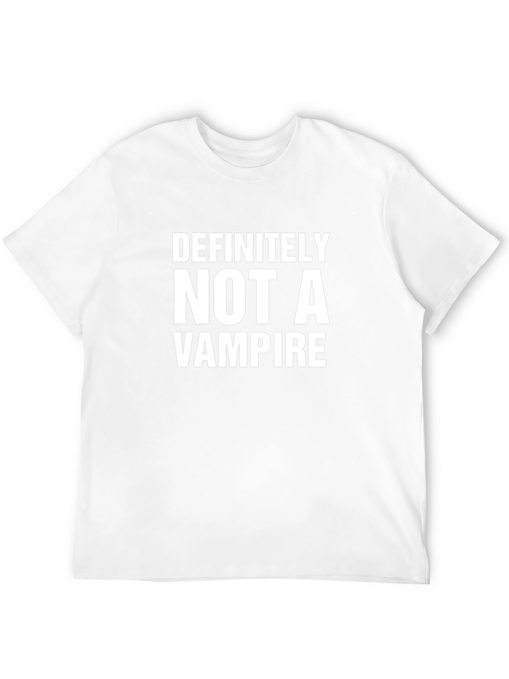Definitely Not A Vampire Graphic T-Shirt