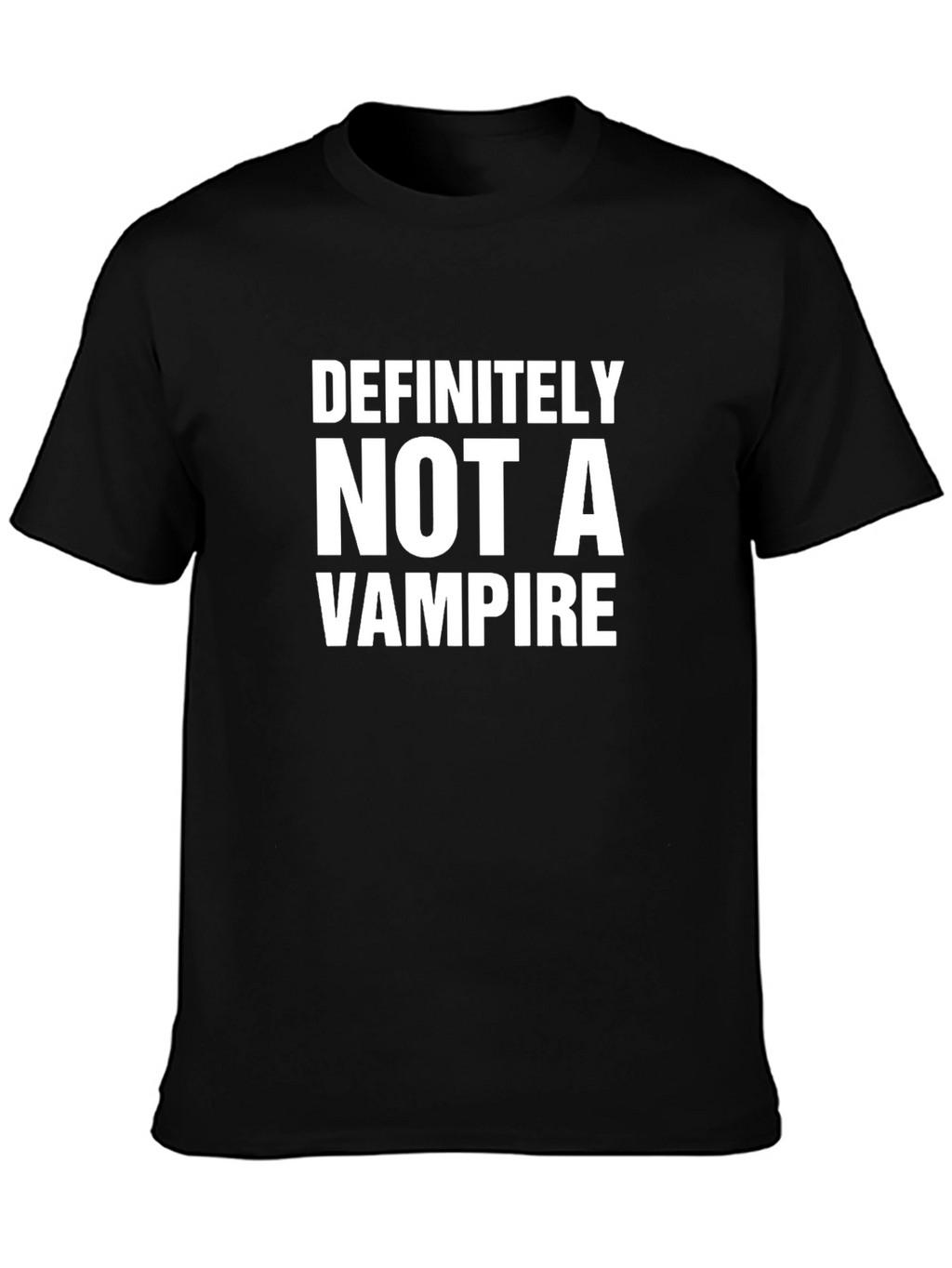 Definitely Not A Vampire Graphic T-Shirt