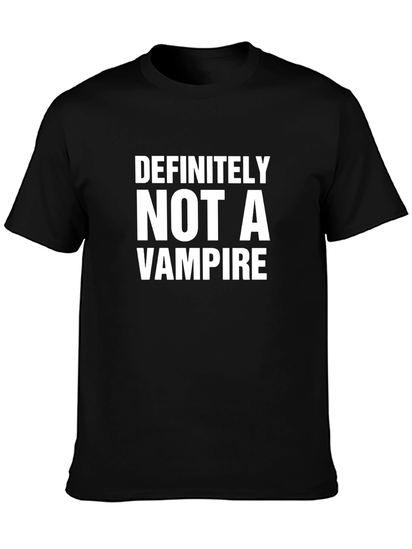 Definitely Not A Vampire Graphic T-Shirt