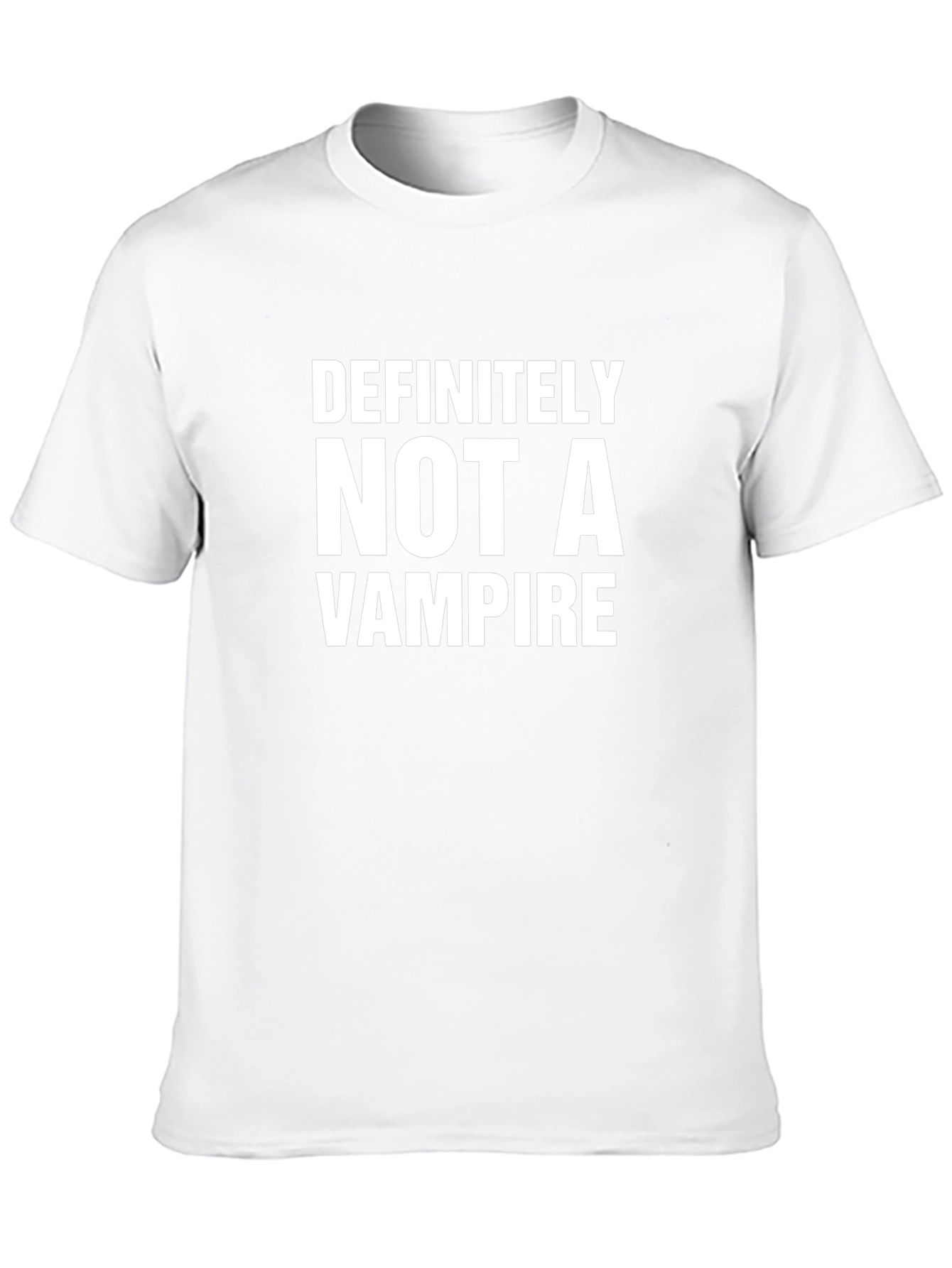 Definitely Not A Vampire Graphic T-Shirt