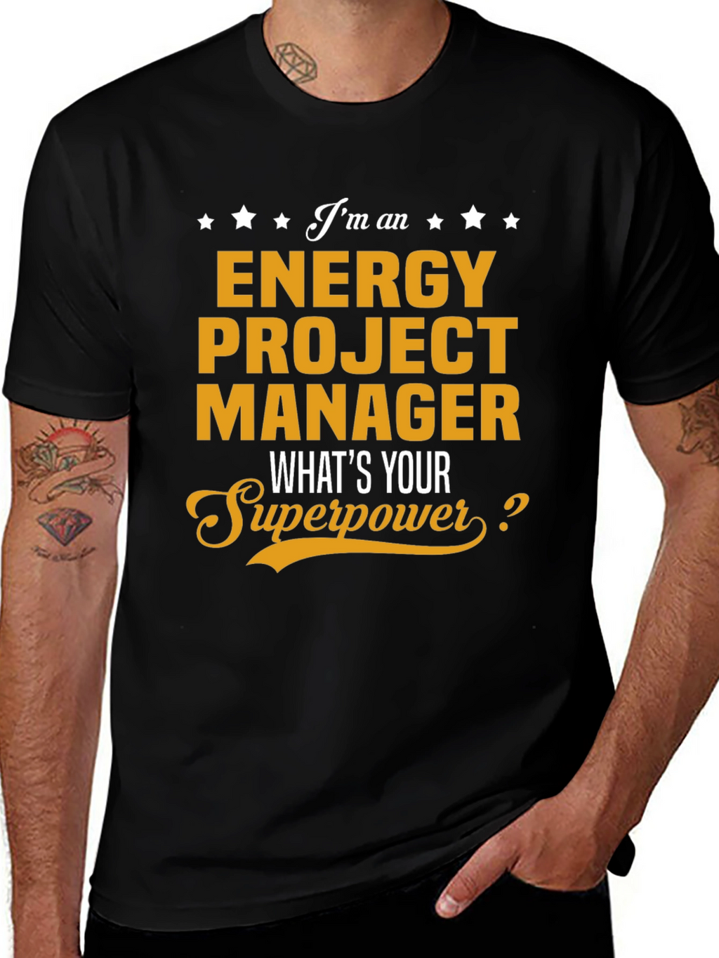 Energy Project Manager Superpower T-Shirt
