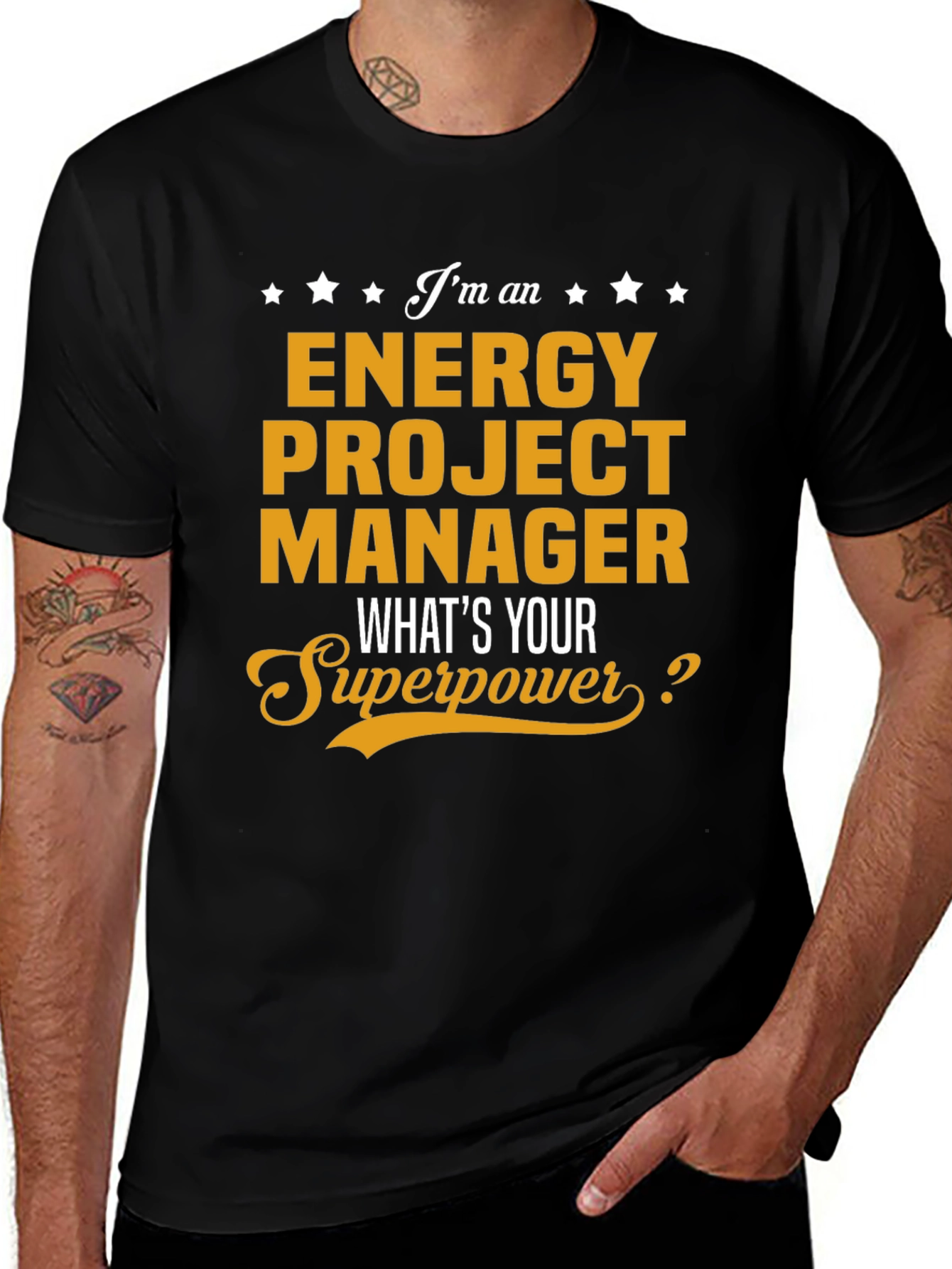 Energy Project Manager Superpower T-Shirt